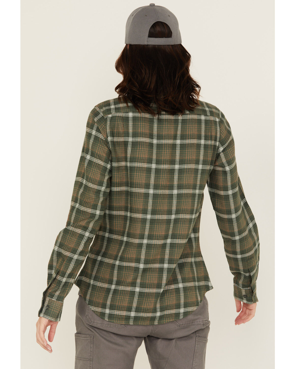 Wolverine Women's Autumn II Plaid Print Long Sleeve Button-Down Flannel Shirt