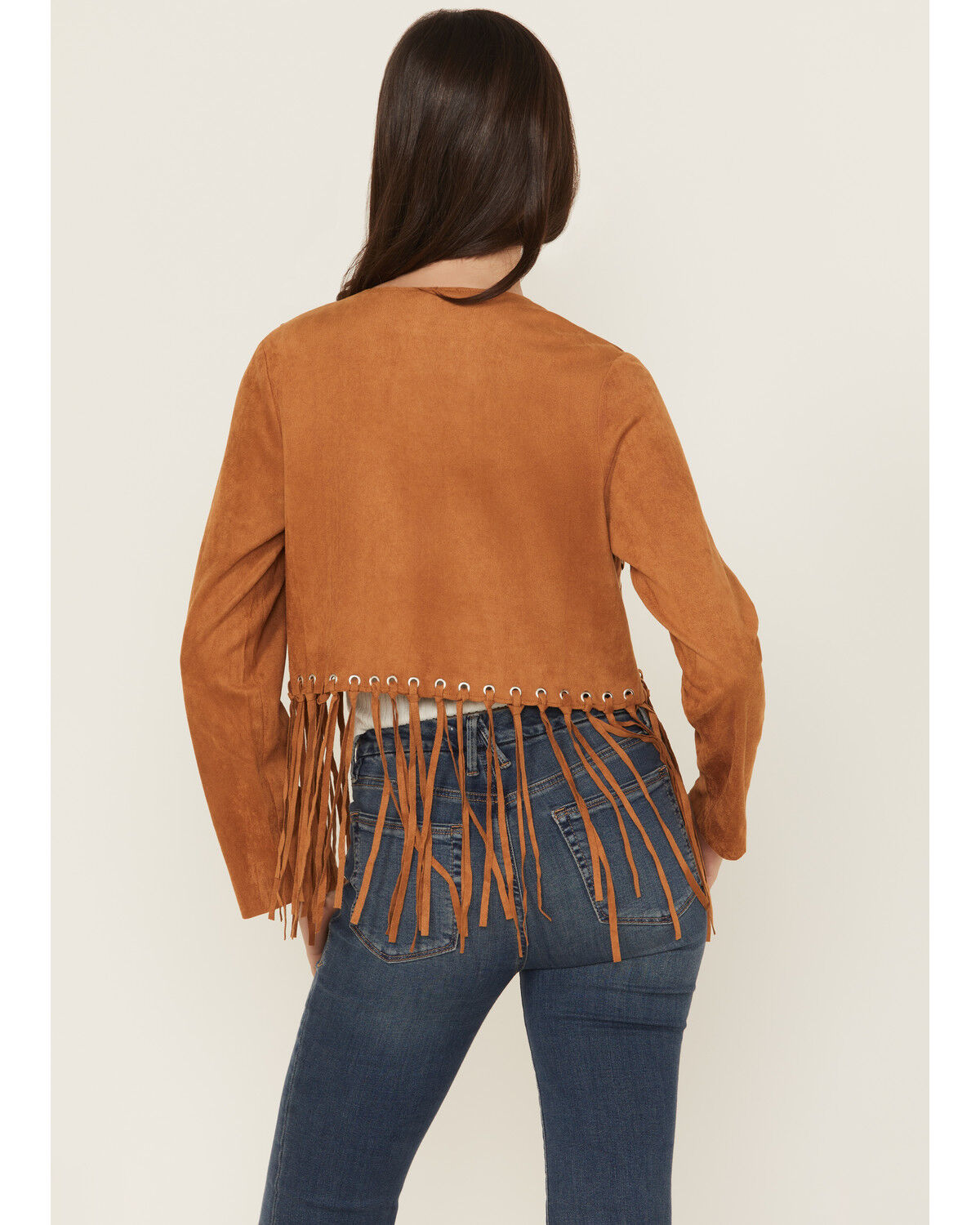 Vocal Women's Fringe Cropped Jacket