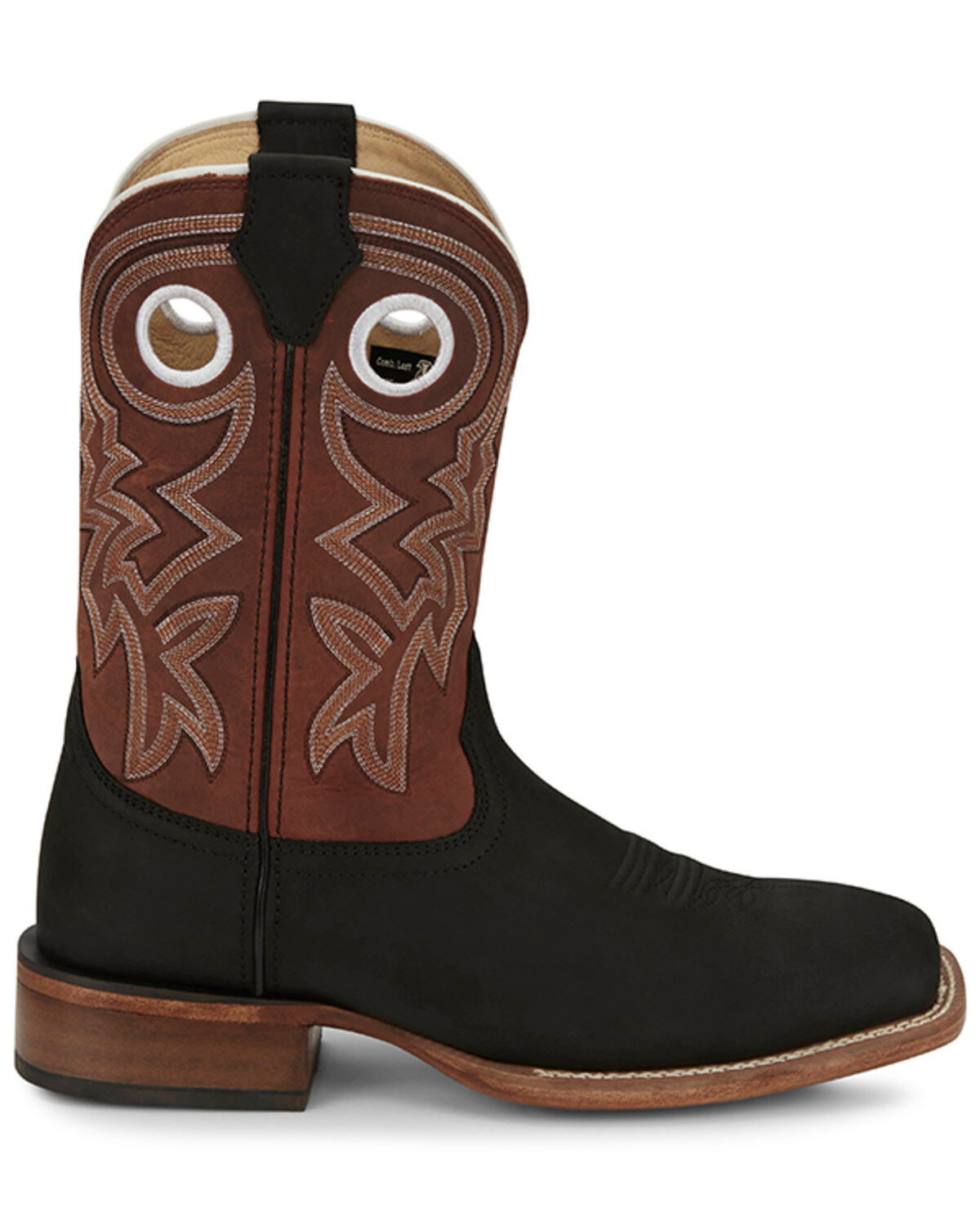 Justin Men's Big News Western Boots - Broad Square Toe