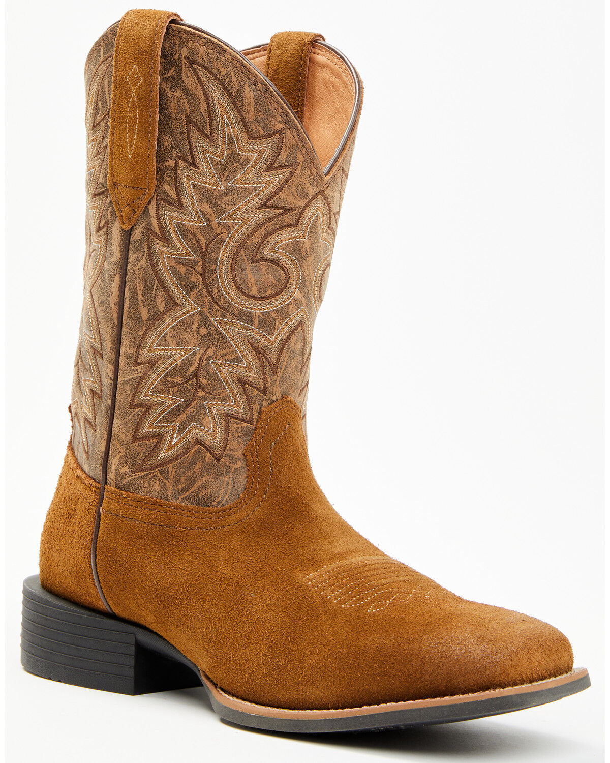 Cody James Men's Badge Xero Gravity® Roughout Western Boots - Broad Square Toe