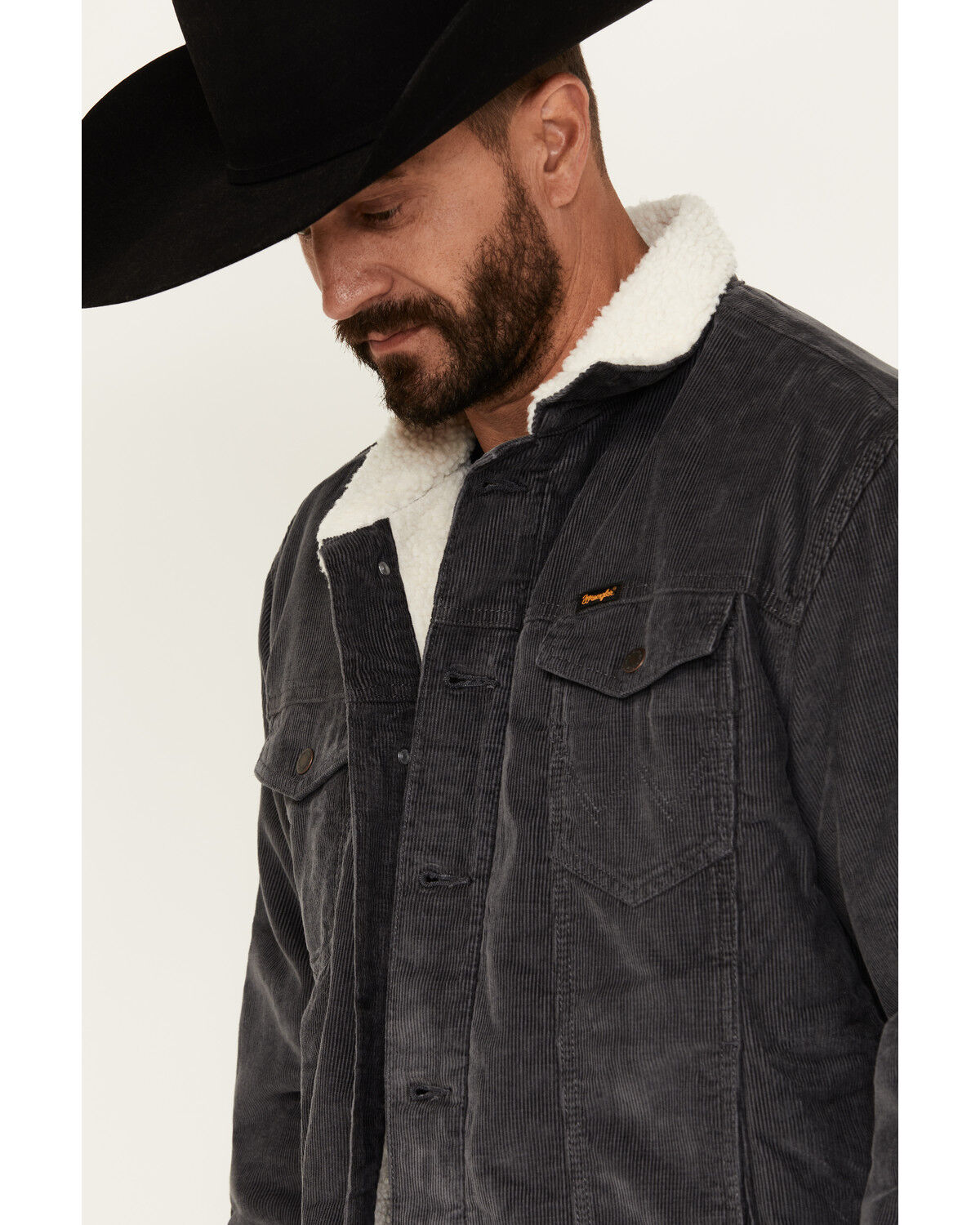 Wrangler Men's Sherpa Lined Corduroy Jacket