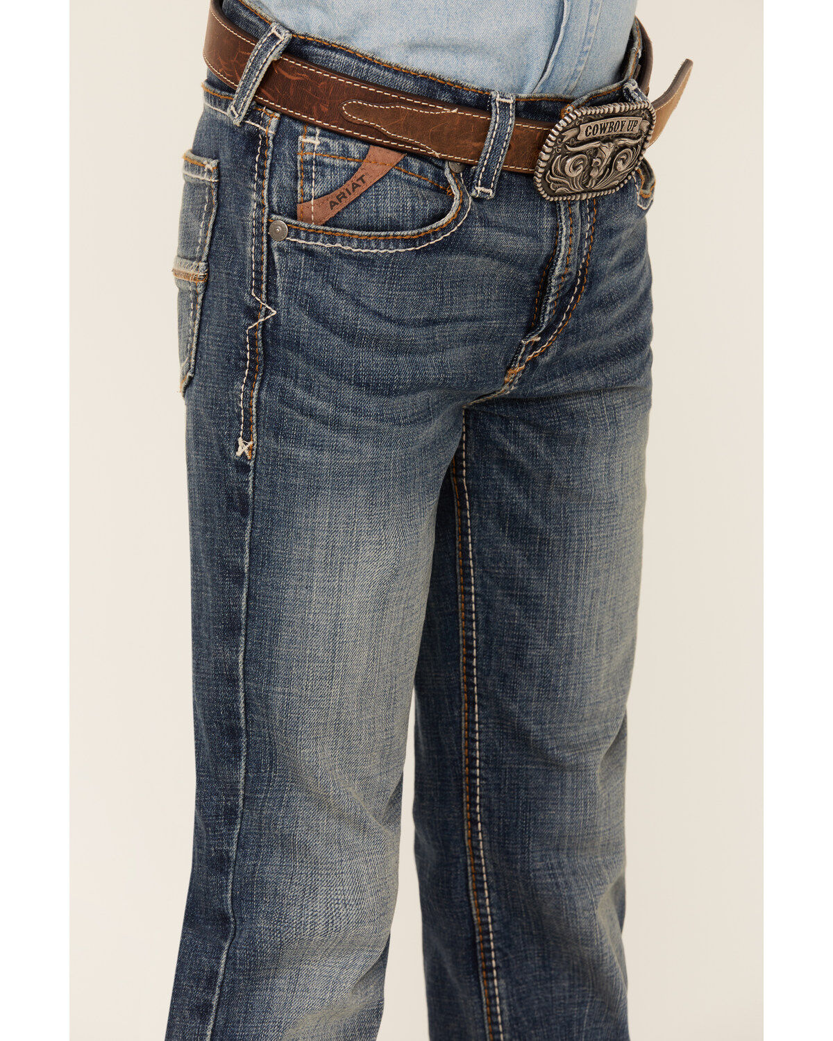 Ariat Boys' B4 Relaxed Bootcut Stretch Denim Jeans