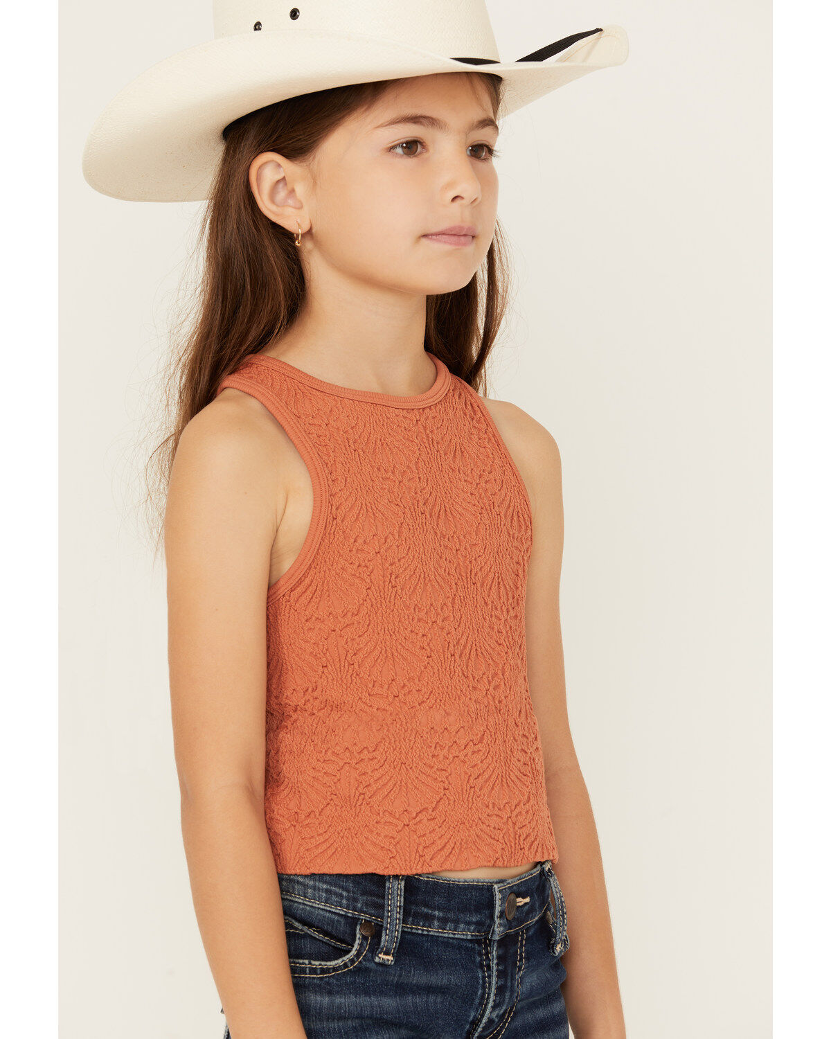 Fornia Girls' High Neck Tank Top