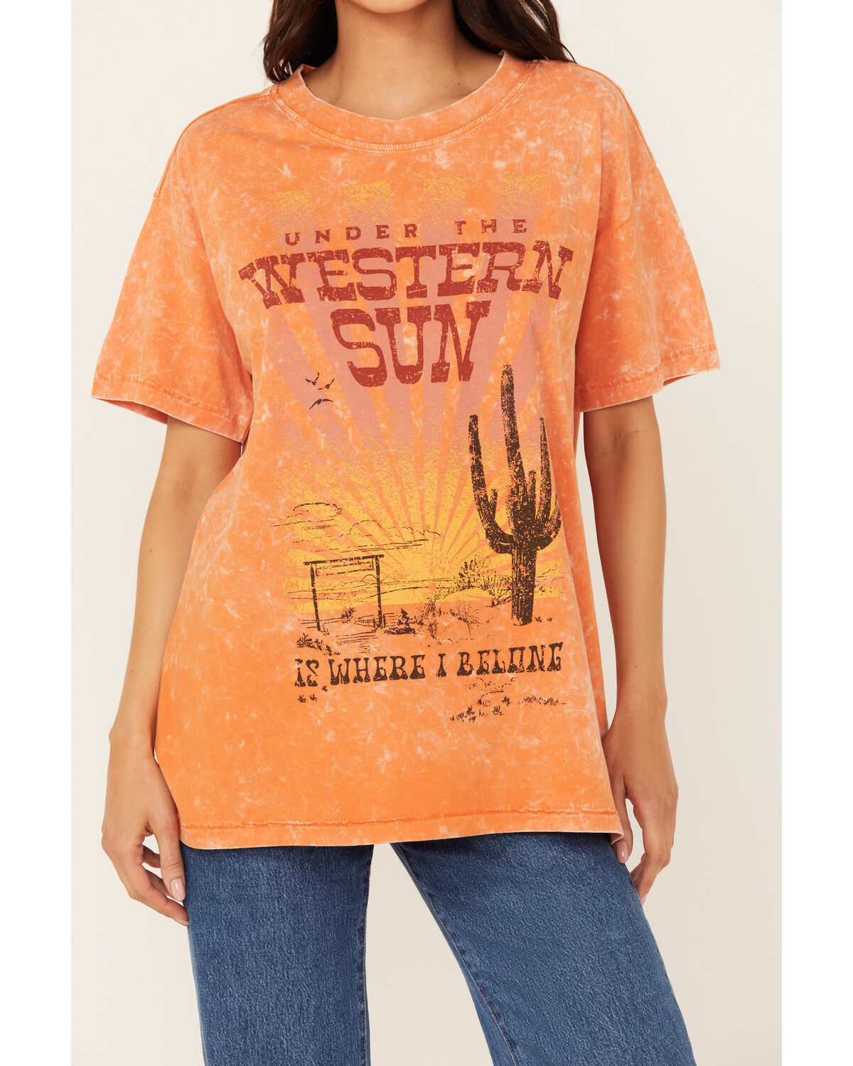 Shyanne Women's Under The Western Sun Short Sleeve Graphic Tee