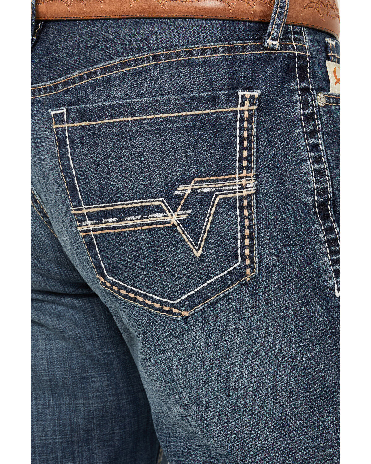 Cinch Men's Ian Dark Wash Slim Bootcut Performance Stretch Denim Jeans