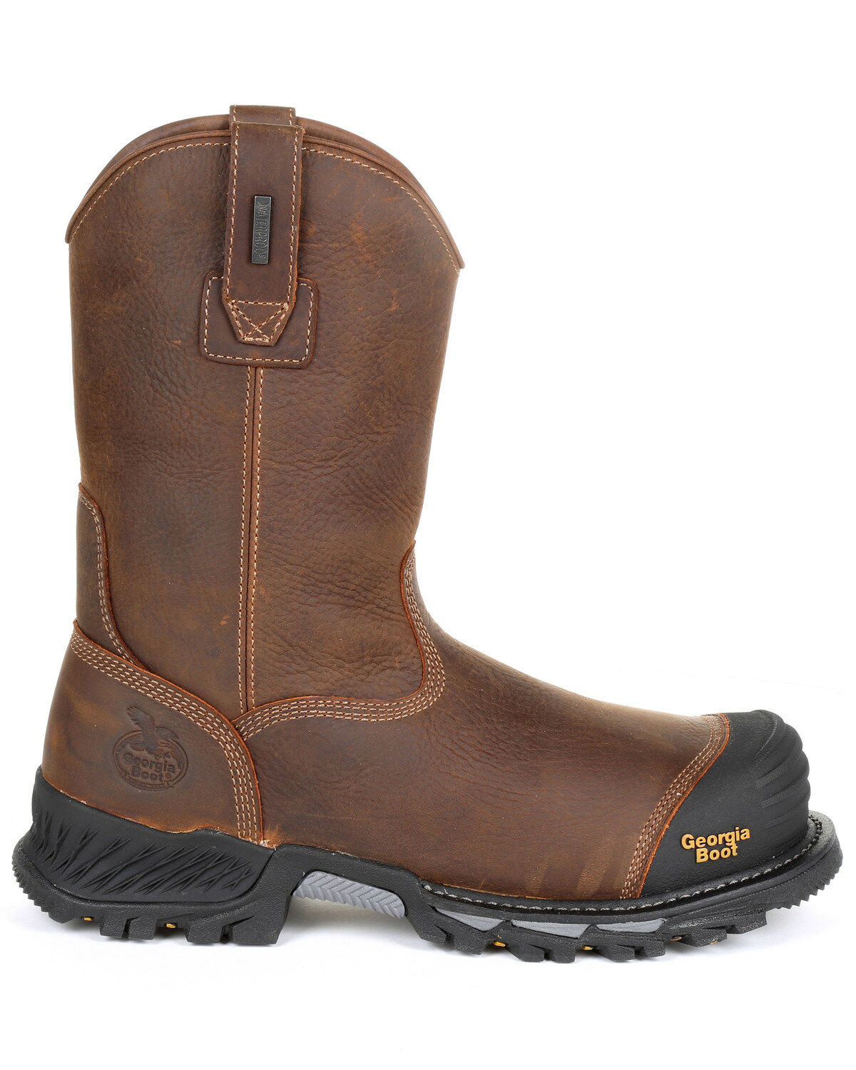 Georgia Boot Men's Rumbler Waterproof Western Work Boots - Composite Toe