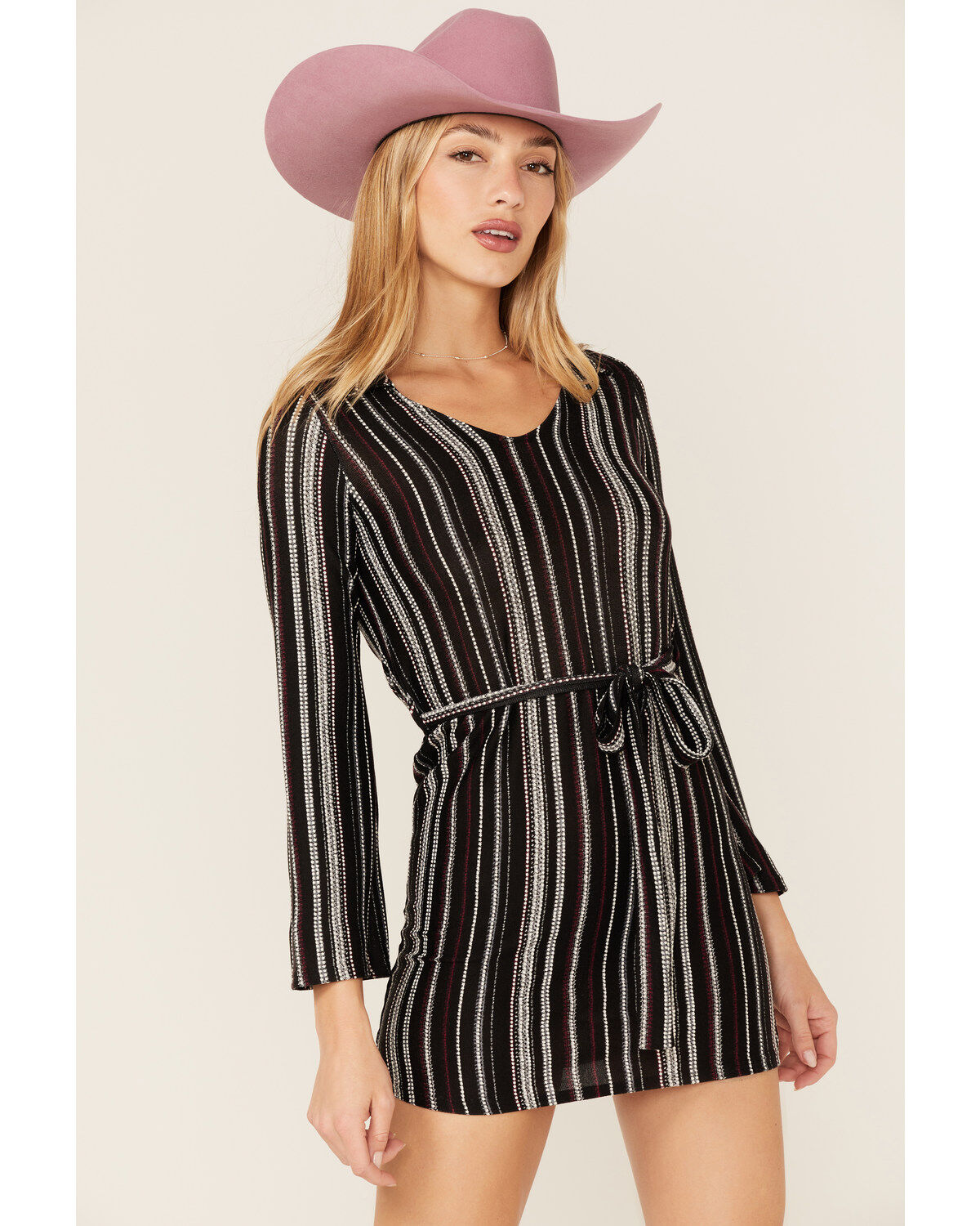 Sadie & Sage Women's Never Too Much Stripe Mini Dress