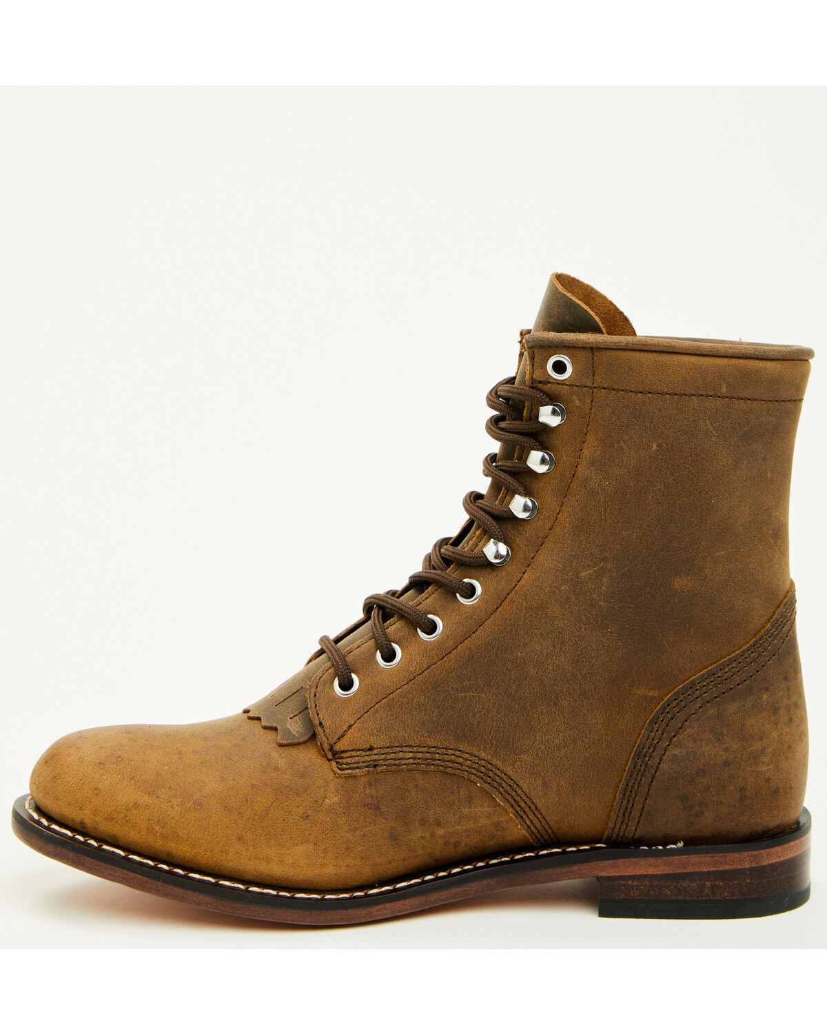 Justin Men's Drennan 7" Lace-Up Roper Boots - Round Toe