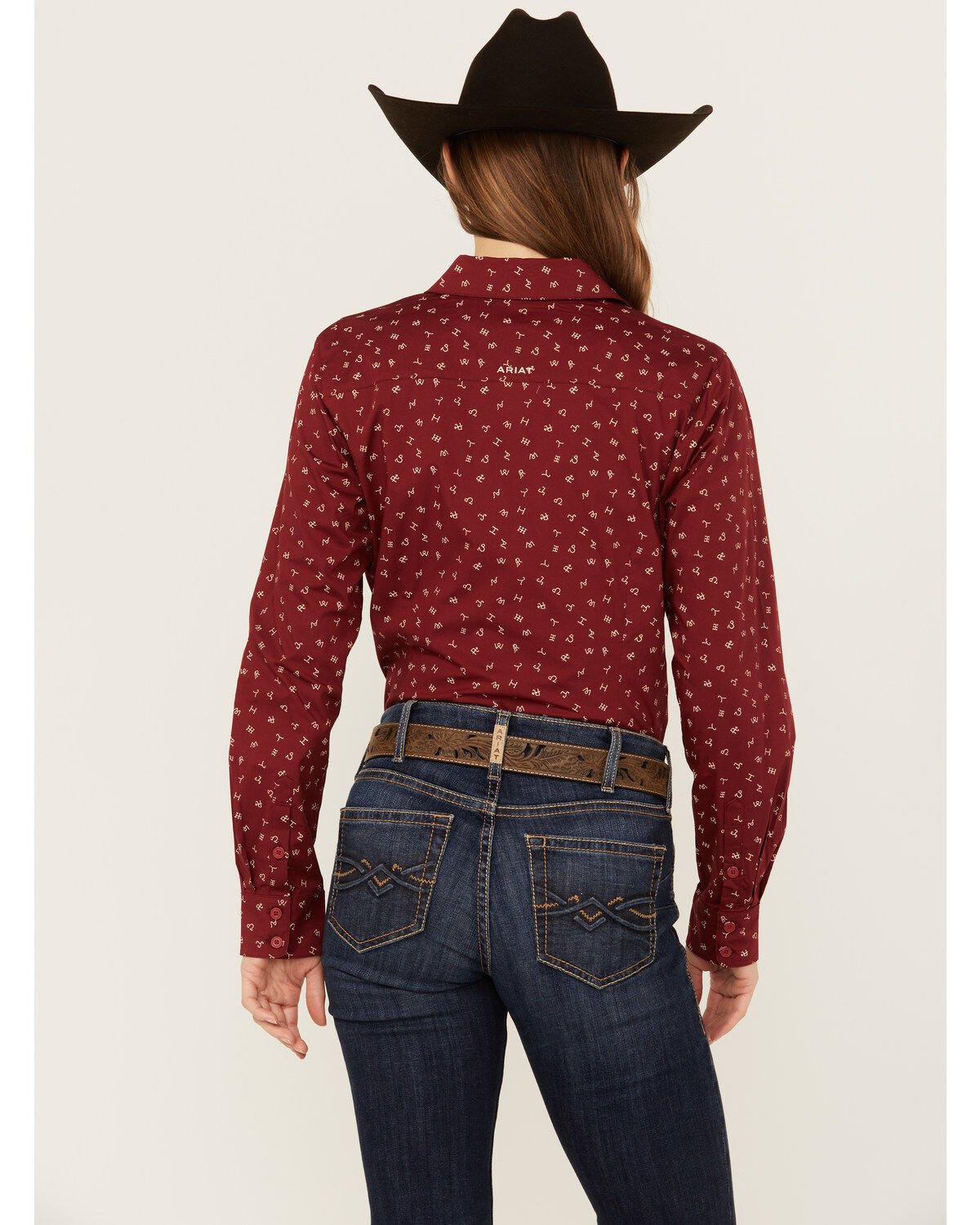 Ariat Women's Conversation Print Long Sleeve Button-Down Western Shirt