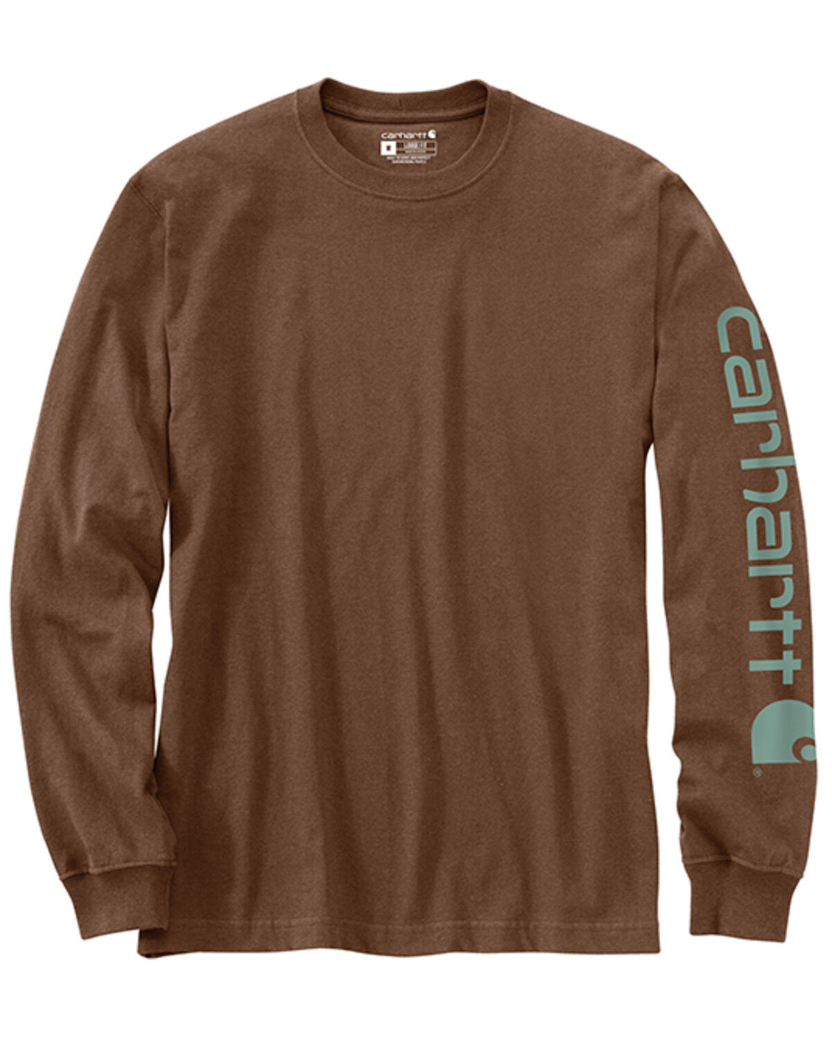 Carhart Men's Loose Fit Heavyweight Logo Long Sleeve Graphic T-Shirt