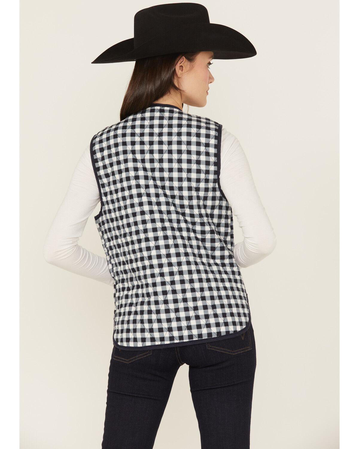 Free People Women's Claudine Gingham Tie Front Vest