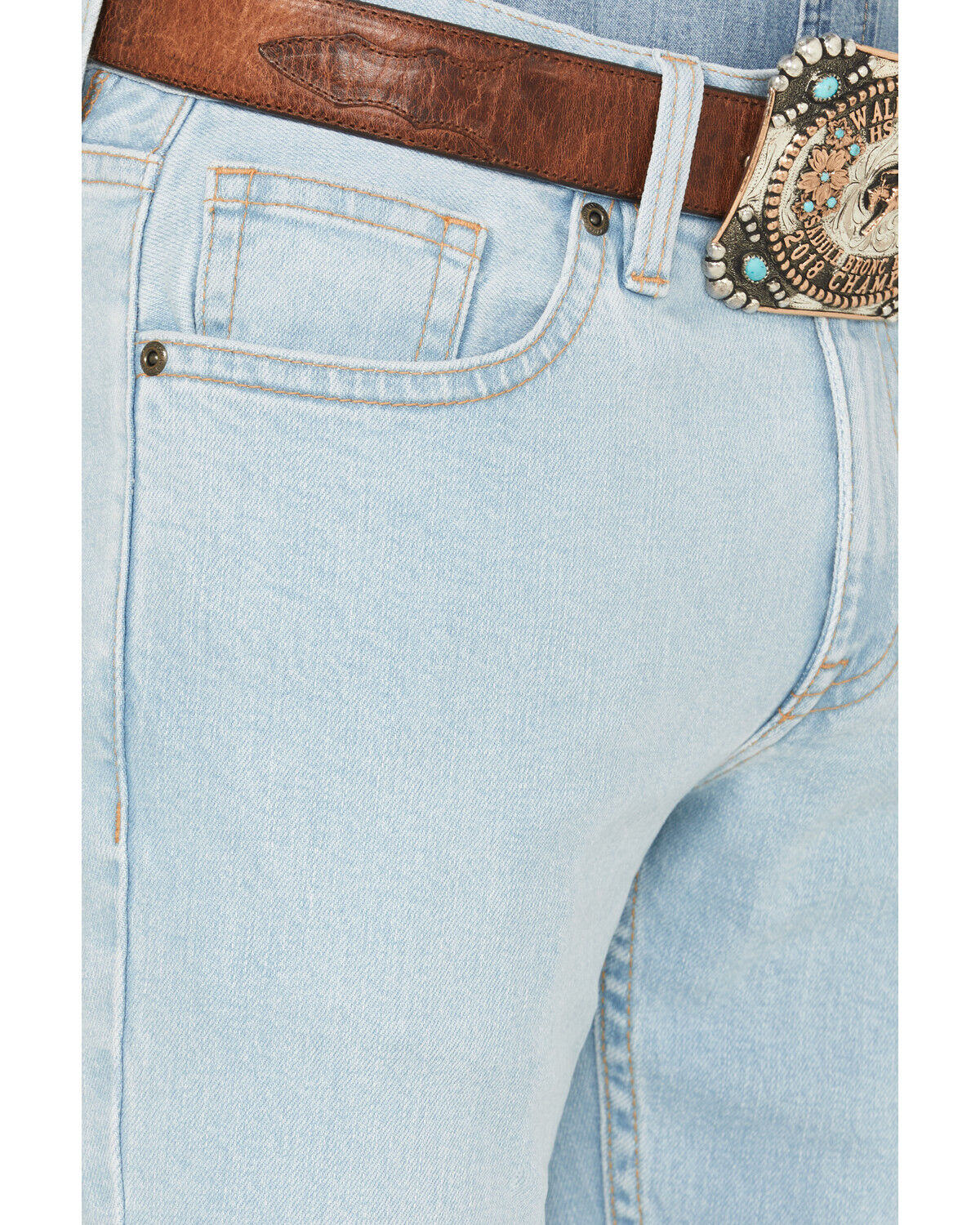 Cody James Men's Camino Light Wash Slim Straight Stretch Denim Jeans