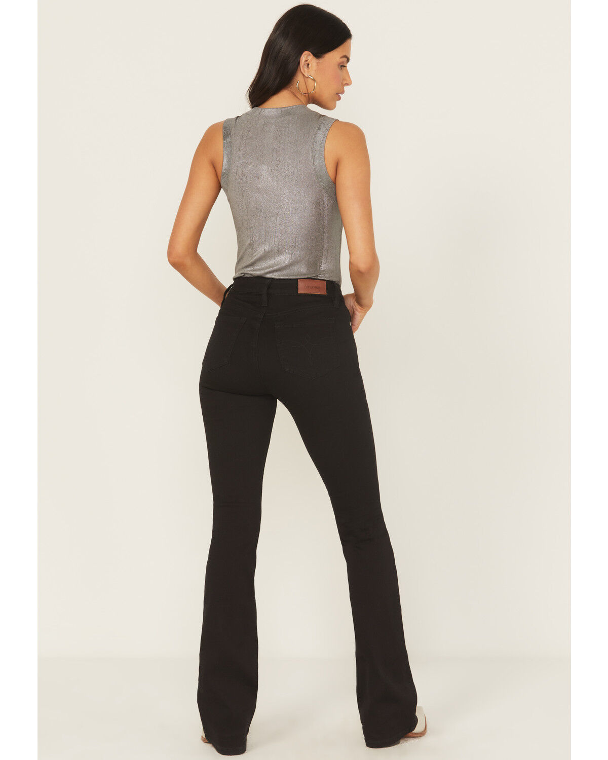 Shyanne Women's Aria Mid Rise Bootcut Super Stretch Denim Jeans