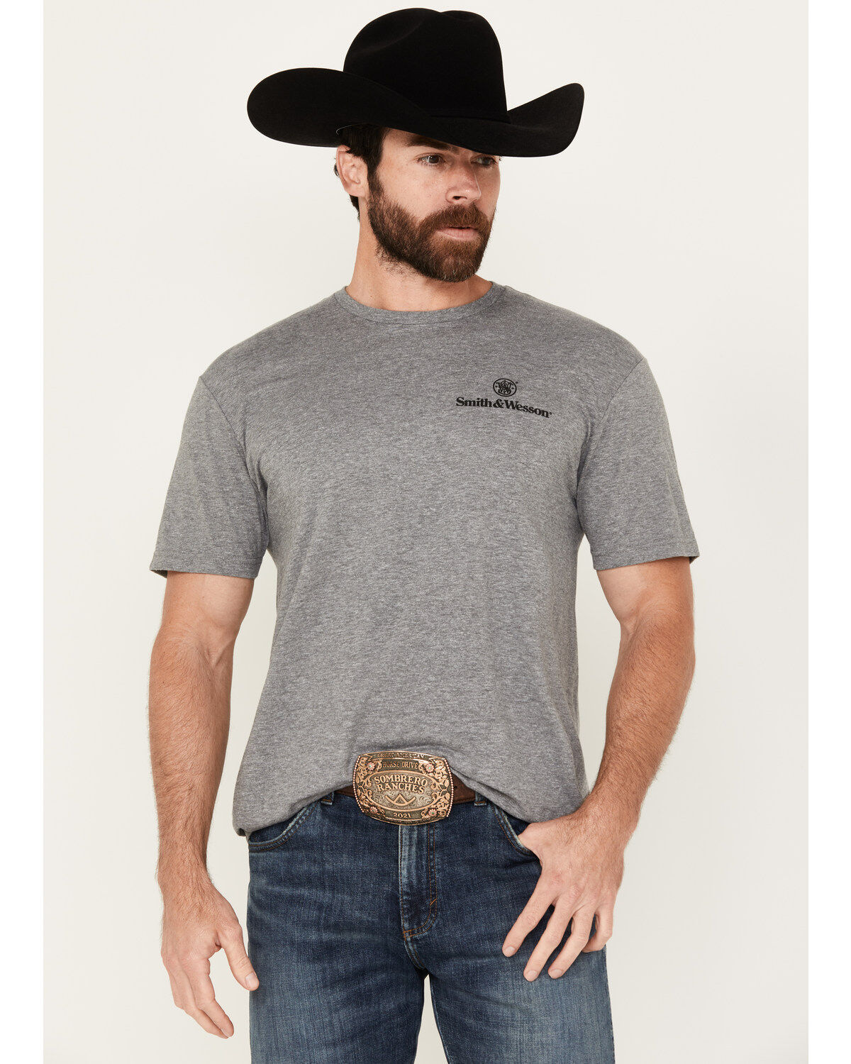 Smith & Wesson Men's Flying Eagle Short Sleeve Graphic T-Shirt