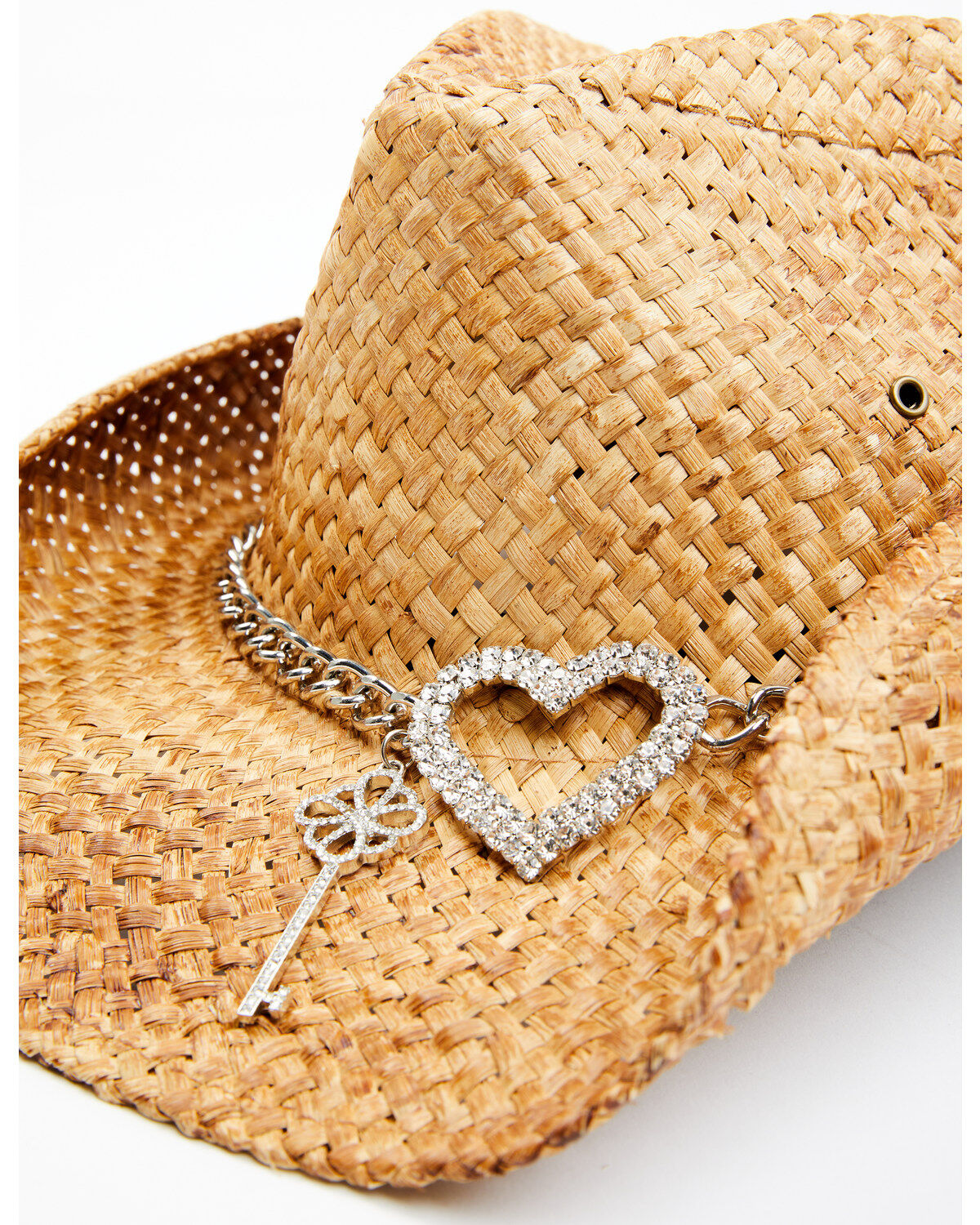 Shyanne Women's Key To My Heart Straw Cowboy Hat