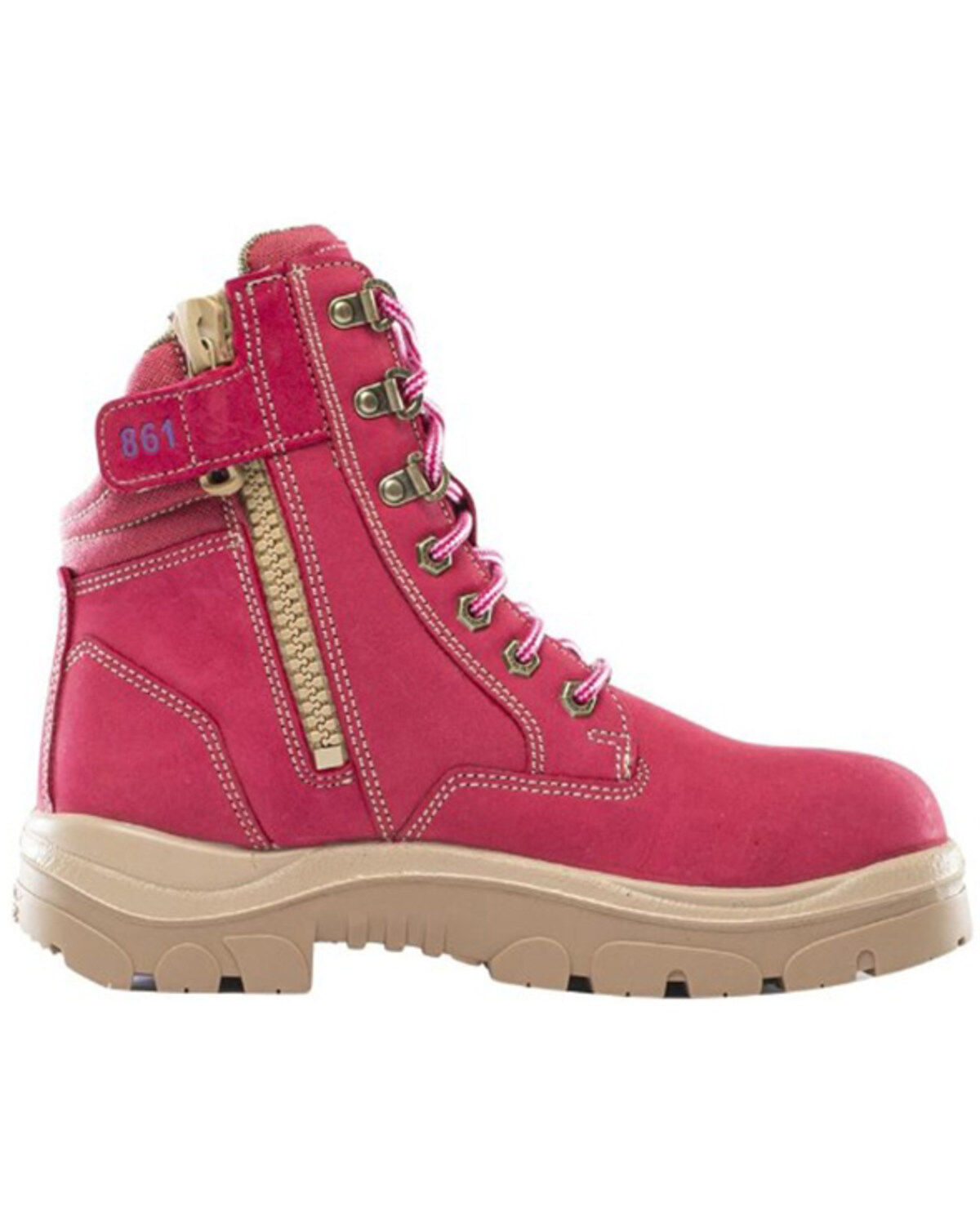 Steel Blue Women's Southern Cross Zip Work Boots - Steel Toe