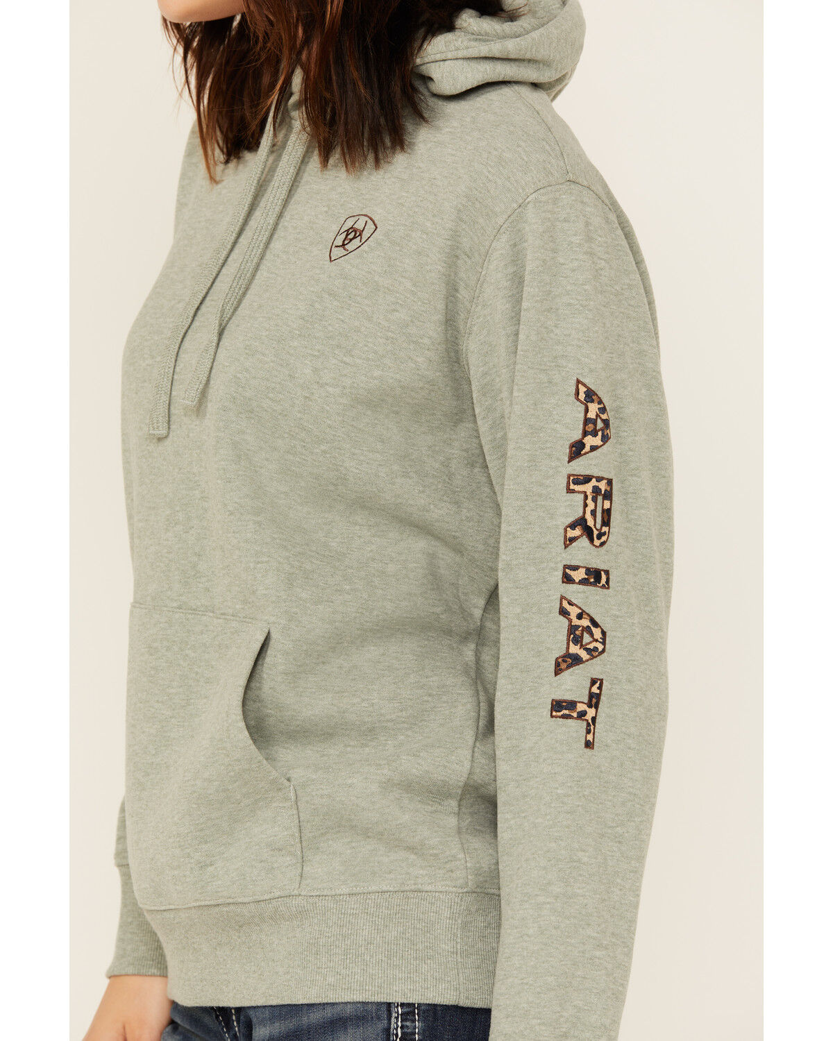 Ariat Women's Boot Barn Exclusive Leopard Print Logo Hoodie