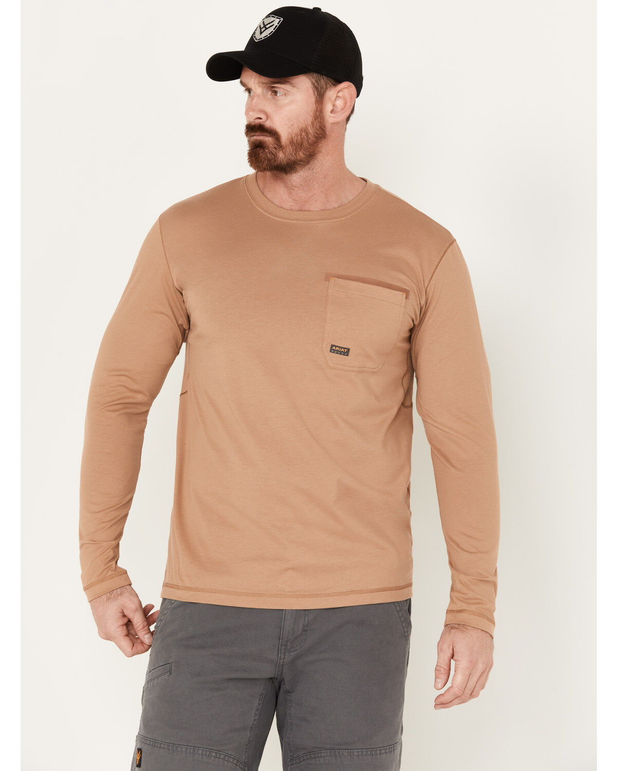 Ariat Men's Rebar Workman Long Sleeve Graphic Work Shirt