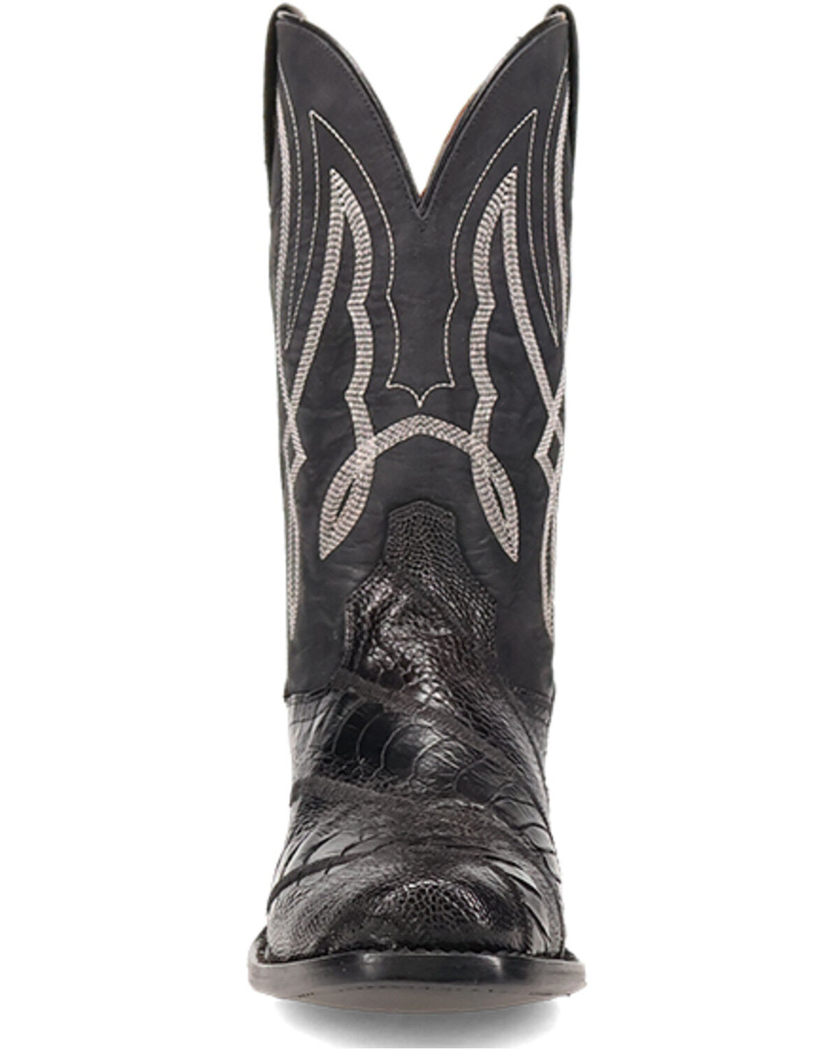 Dan Post Men's Exotic Ostrich Leg Western Boots - Square Toe