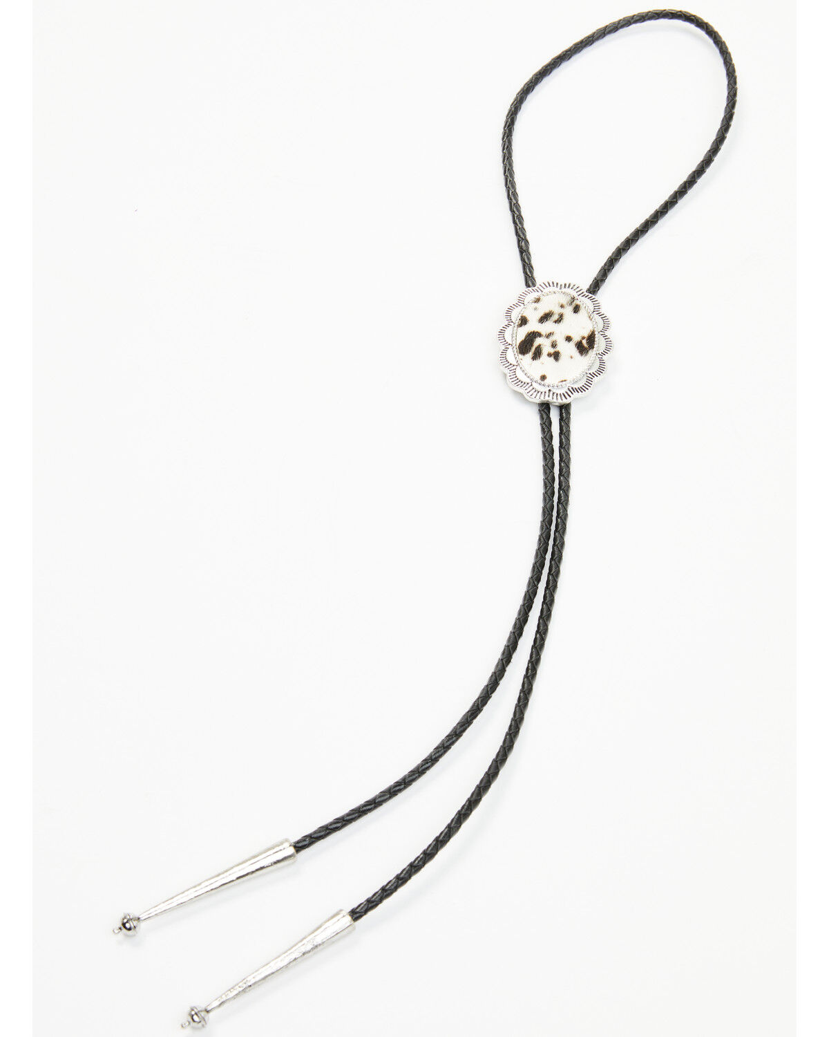 Shyanne Women's Hair-On Scalloped Bolo Tie