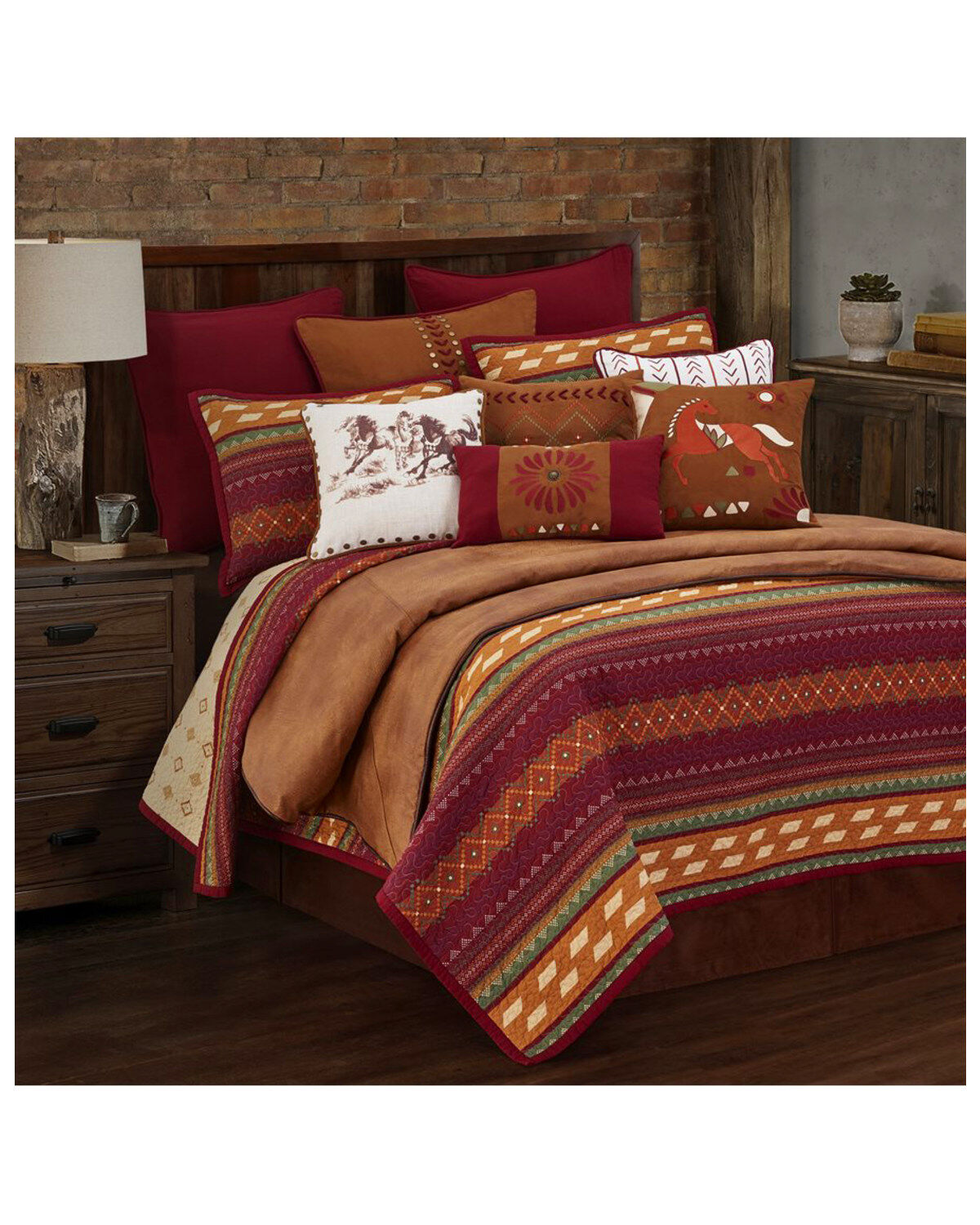 HiEnd Accents King Reversible Solace Quilt Set - 3 Piece