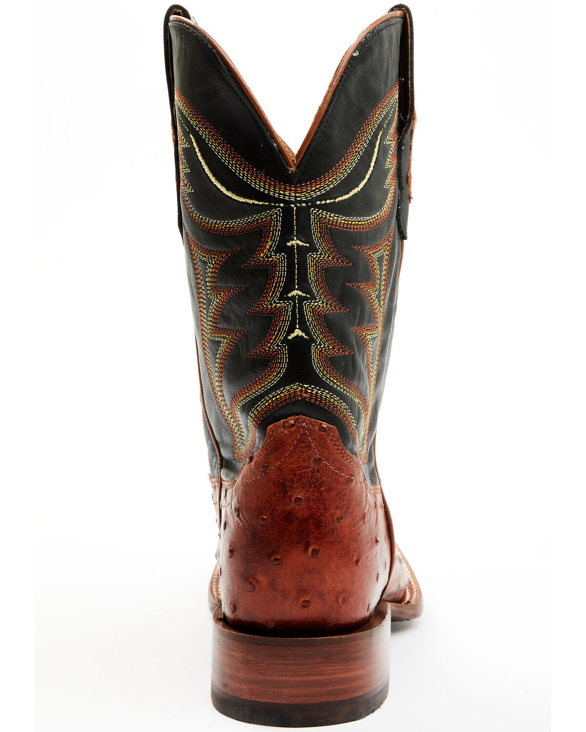 Cody James Men's Exotic Full-Quill Ostrich Western Boots - Broad Square Toe
