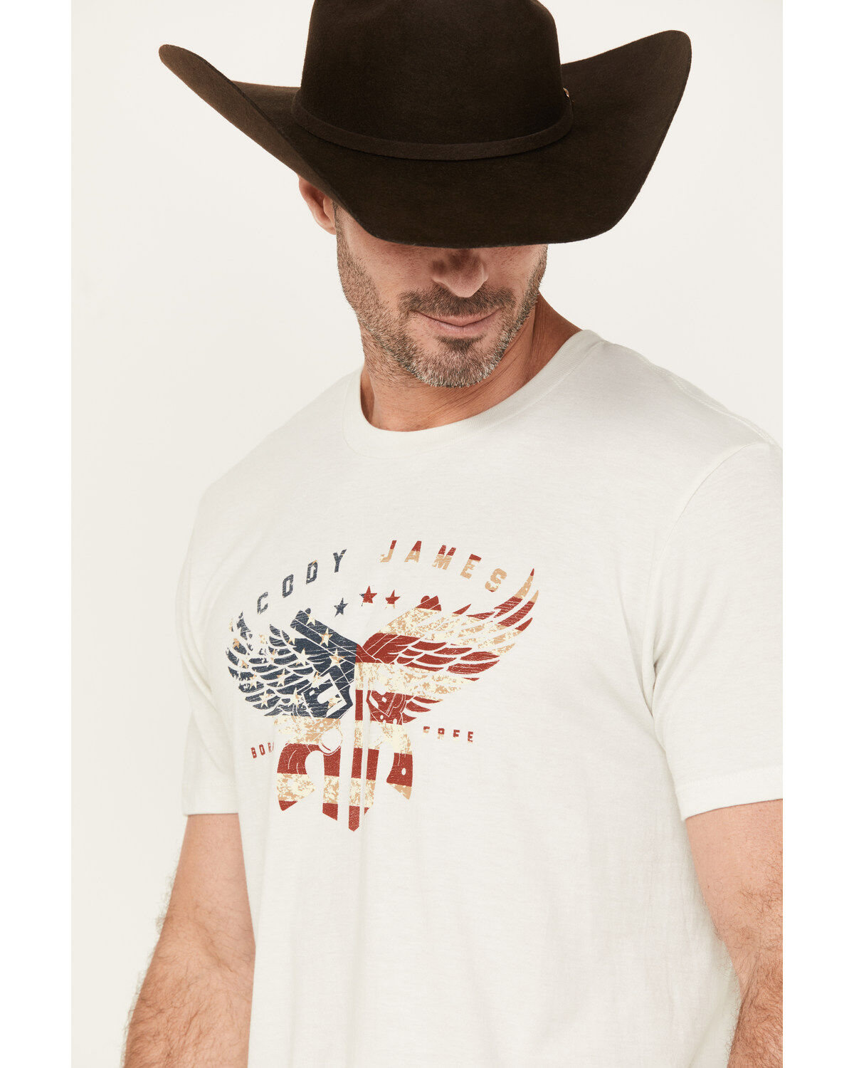 Cody James Men's Born Free Short Sleeve Graphic T-Shirt