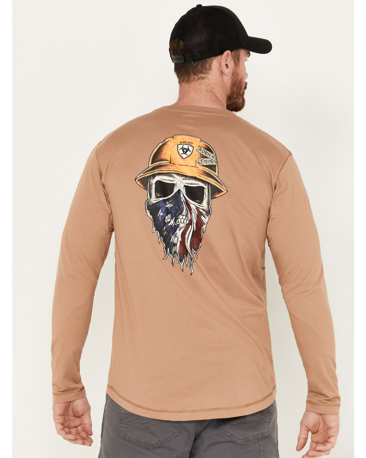 Ariat Men's Rebar Workman Long Sleeve Graphic Work Shirt