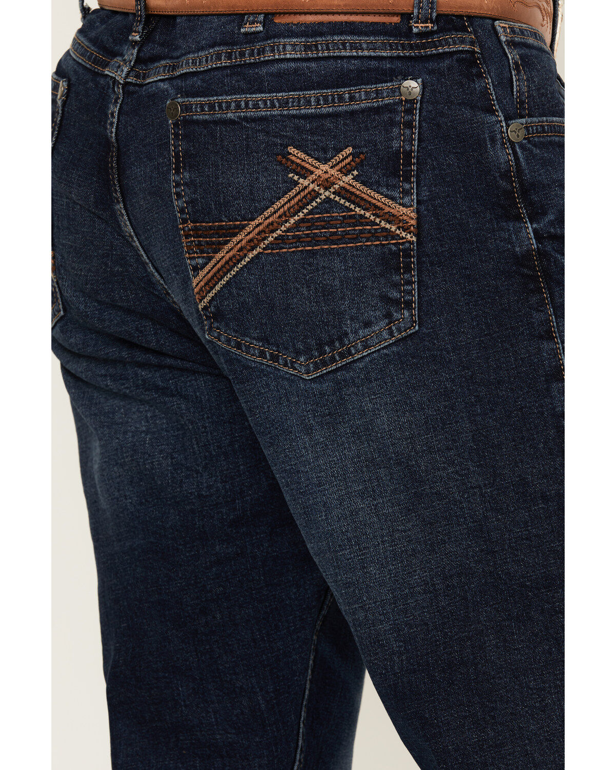 Wrangler 20X Men's Ellison Dark Wash Bootcut Stretch Denim Jeans