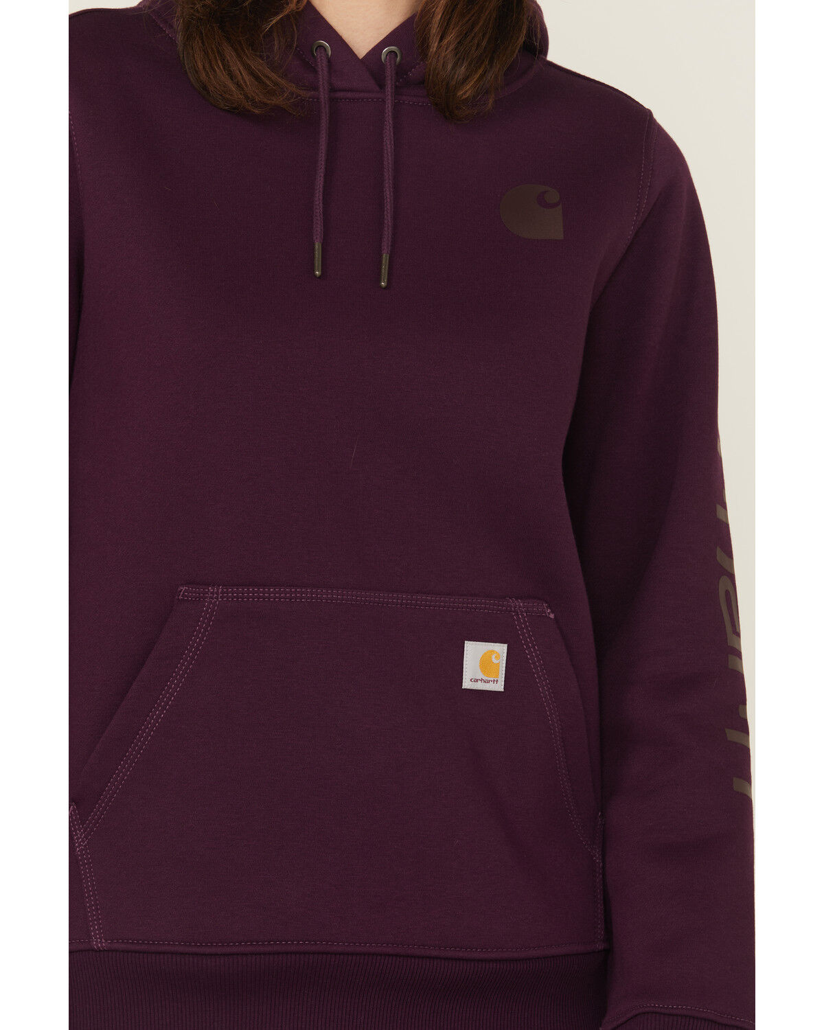 Carhartt Women's Relaxed Fit Midweight Logo Graphic Hoodie