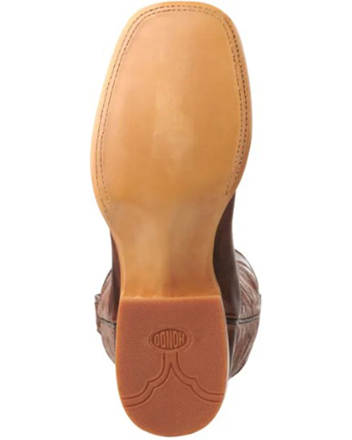 Hondo Boots Men's Cowhide Western Boots - Broad Square Toe