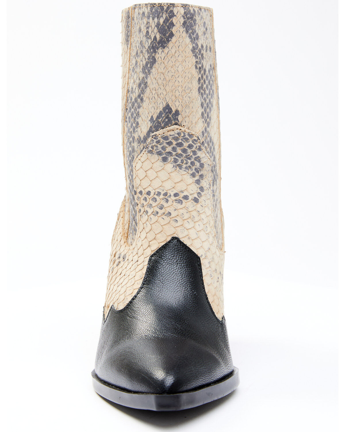 Dan Post Women's Snake Print Fashion Booties - Round Toe