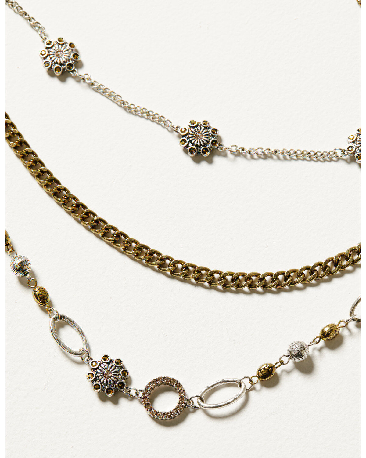 Shyanne Women's Champagne Chateau Jasper Multilayered Jewelry Set - 2 Piece