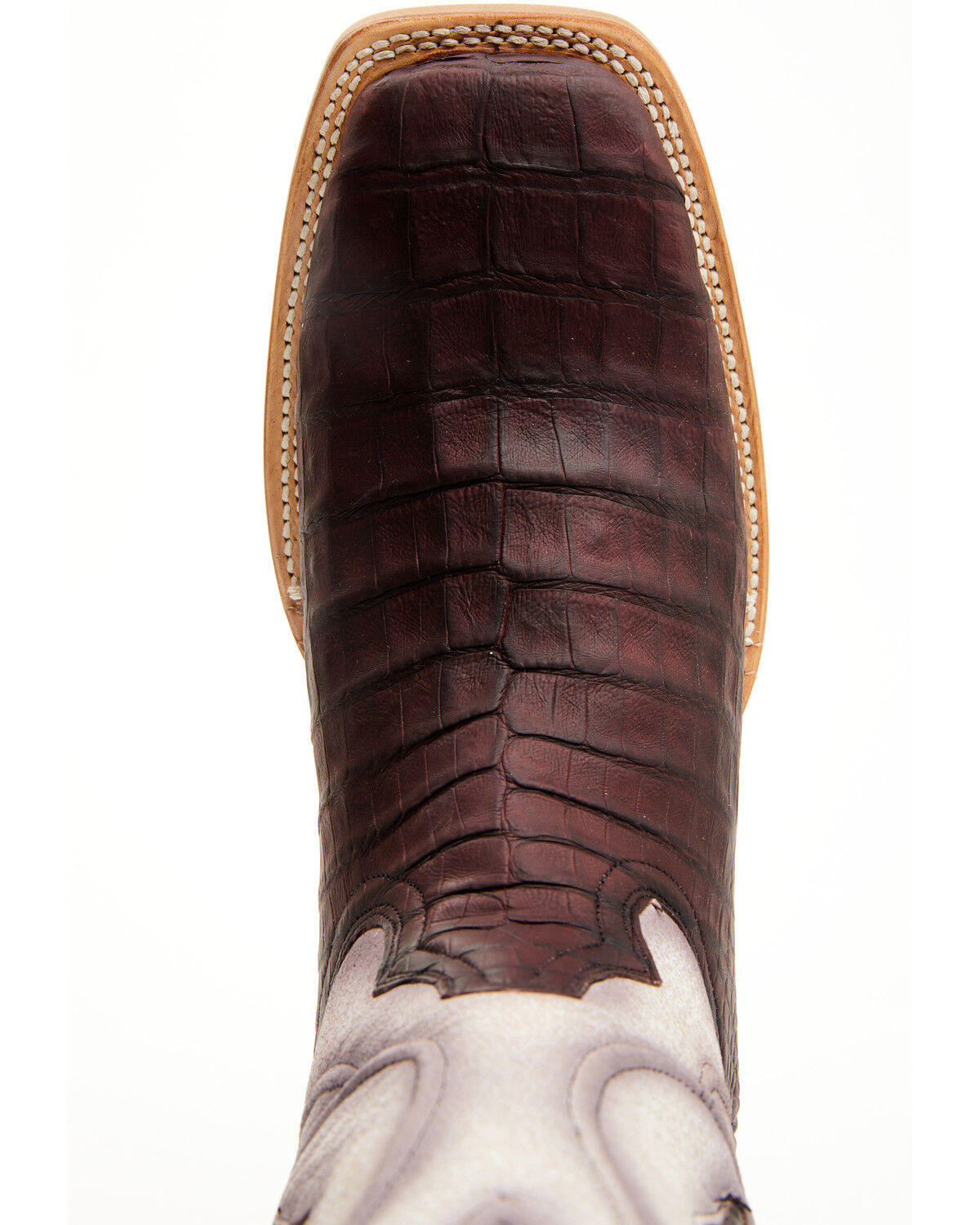 Tanner Mark Men's Exotic Caiman Western Boots - Broad Square Toe