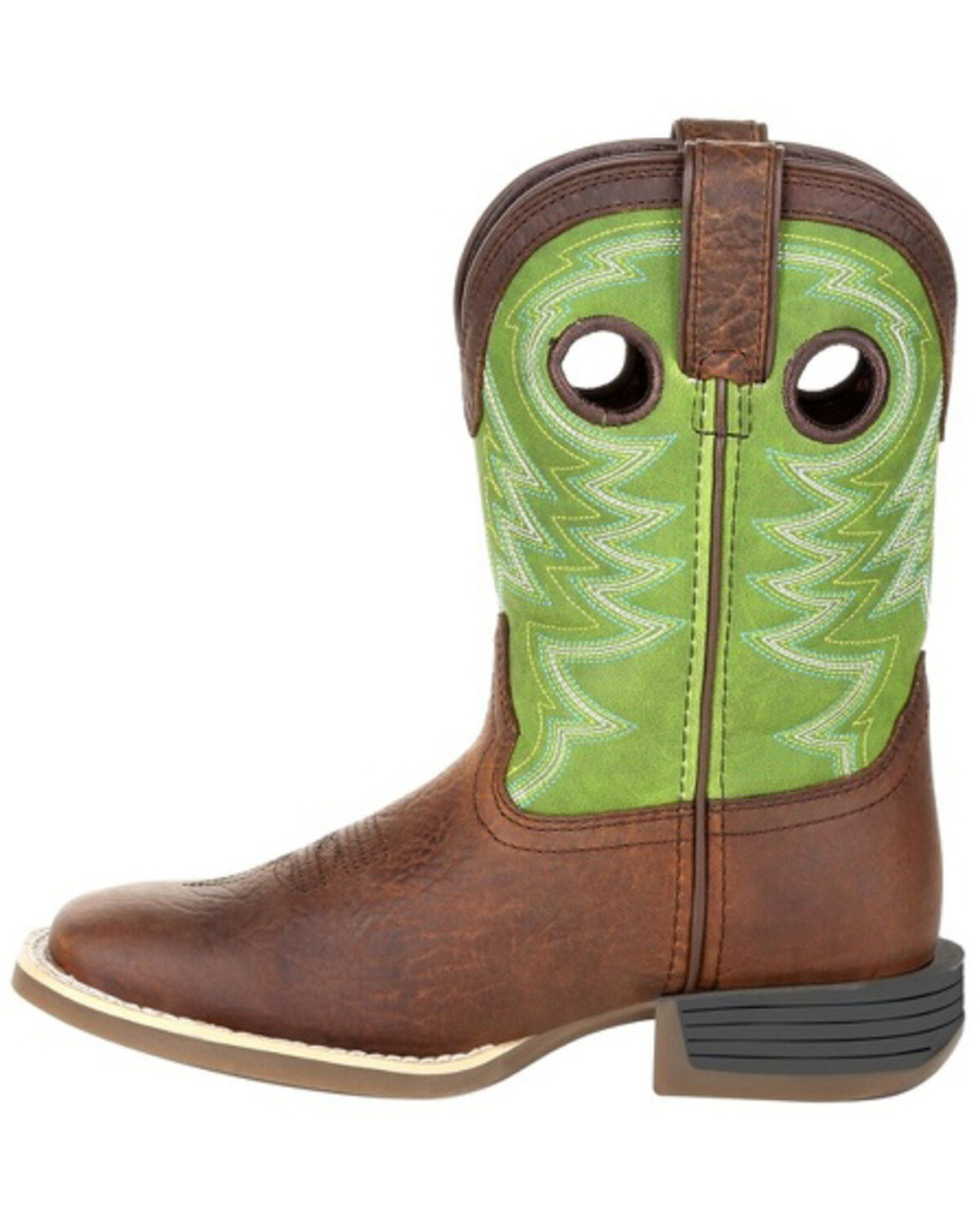 Durango Boys' Lil Rebel Pro Lime Western Boots - Square Toe