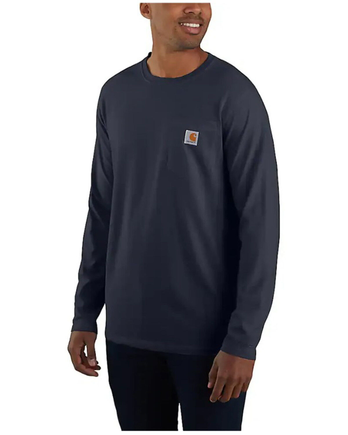 Carhartt Men's Force Relaxed Midweight Long Sleeve Pocket T-Shirt - Tall