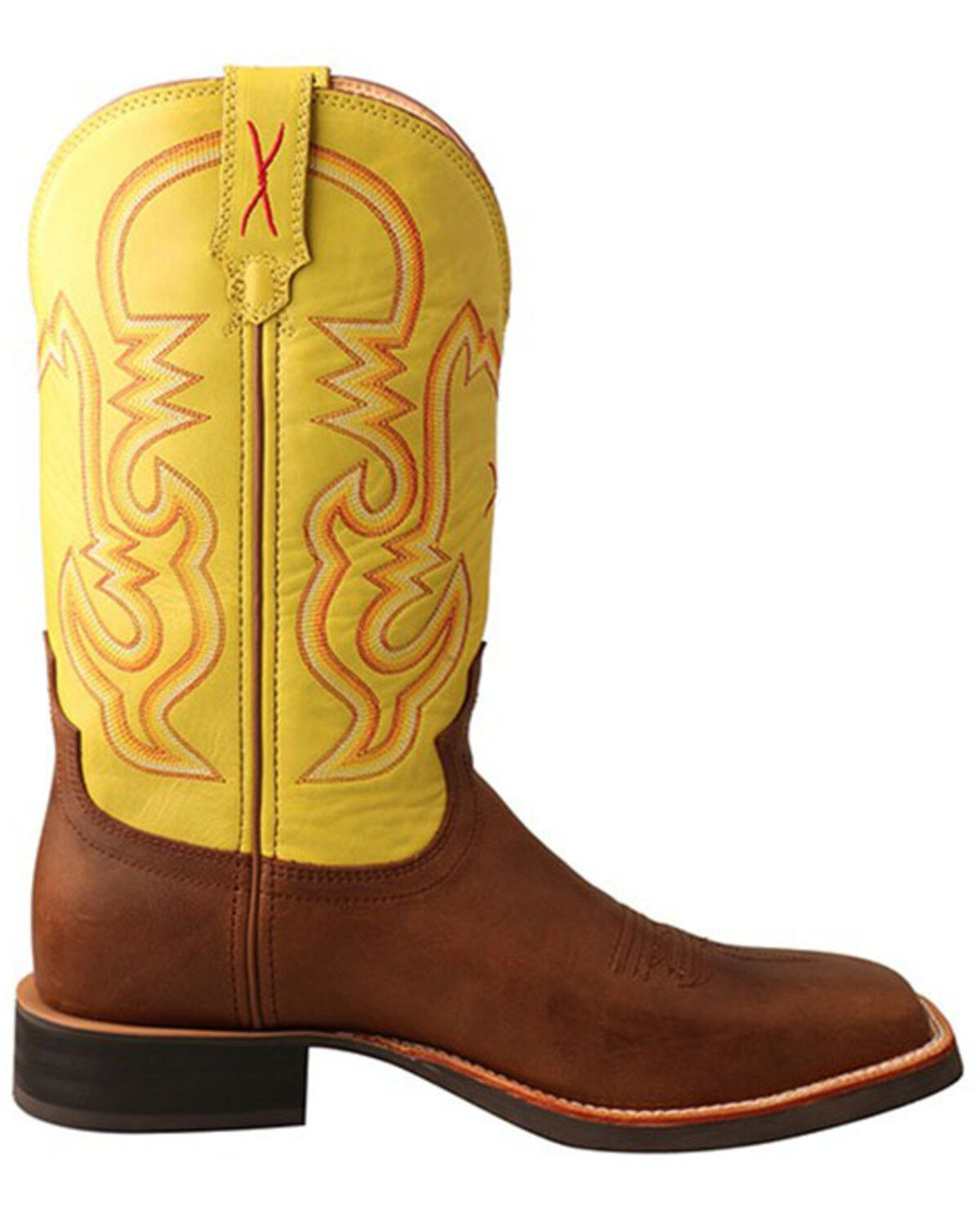 Twisted X Men's Ruff Stock Western Boots - Broad Square Toe