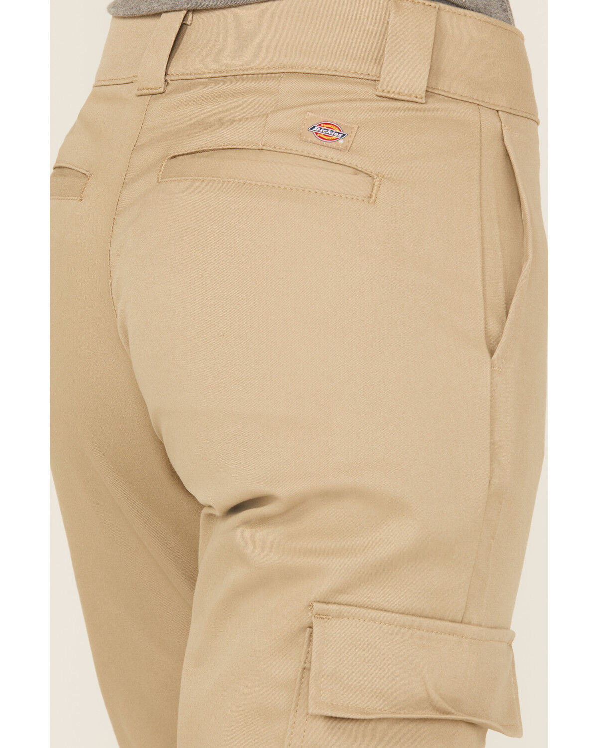 Dickies Women's Mid Rise Straight Stretch Twill Cargo Work Pants