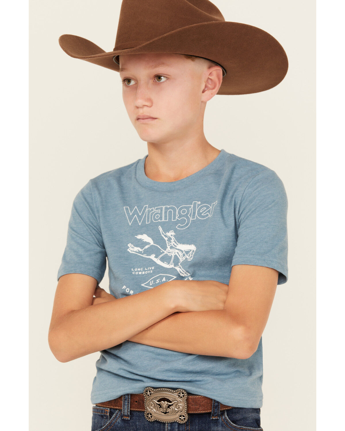 Wrangler Boys' Ride Of Life Short Sleeve Graphic T-Shirt