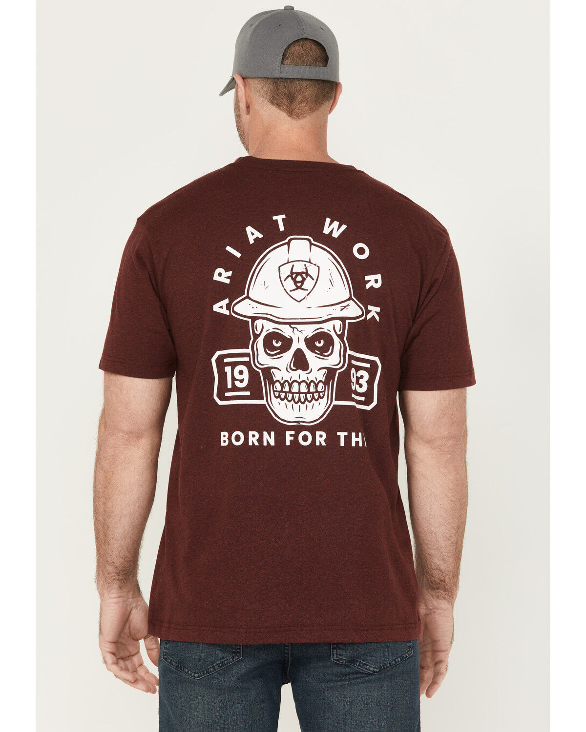 Ariat Men's Rebar Cotton Strong Hard Head Short Sleeve Graphic Work T-Shirt