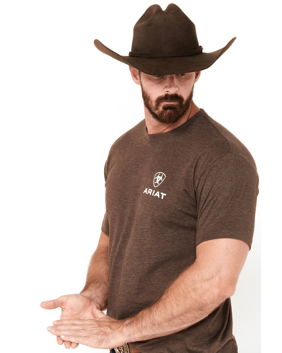 Ariat Men's Outline Logo Short Sleeve Graphic T-Shirt