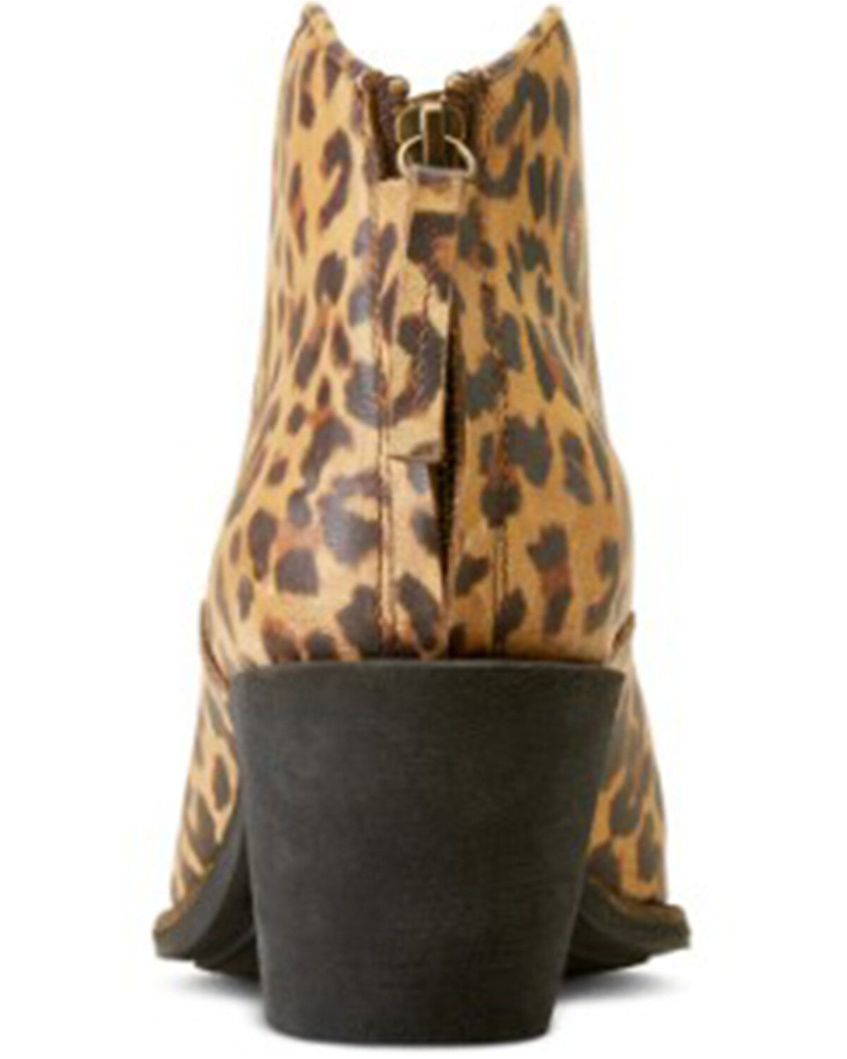 Ariat Women's Layla Distressed Leopard Print Booties - Snip Toe