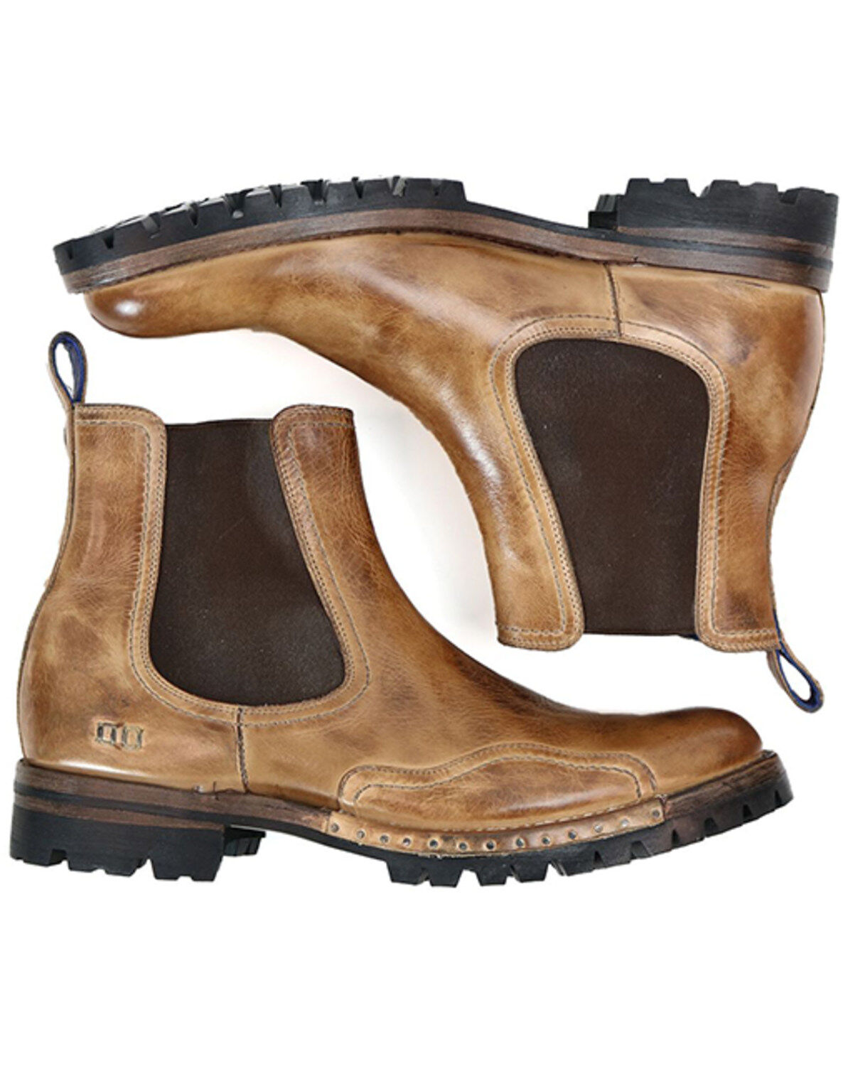 Bed Stu Men's Brady Trek Chelsea Ankle Boots - Round Toe