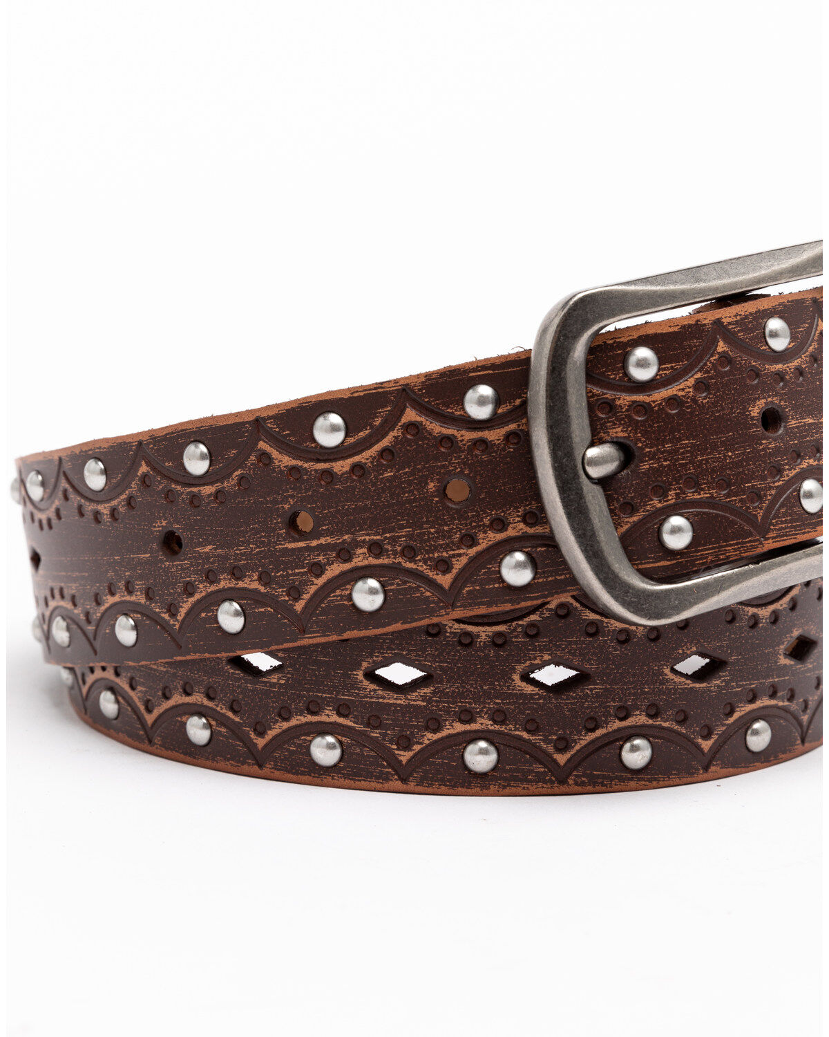 Shyanne Women's Embossed Studded Belt