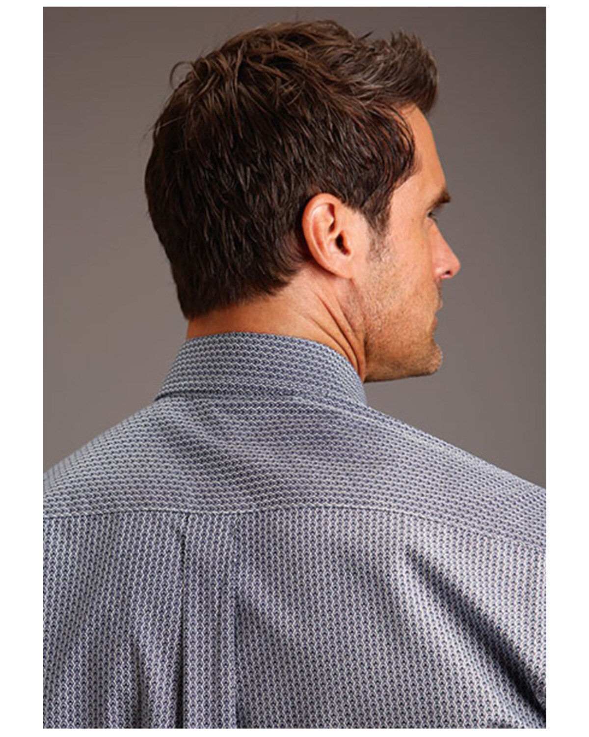 Stetson Men's Geo Print Long Sleeve Button Down Western Shirt
