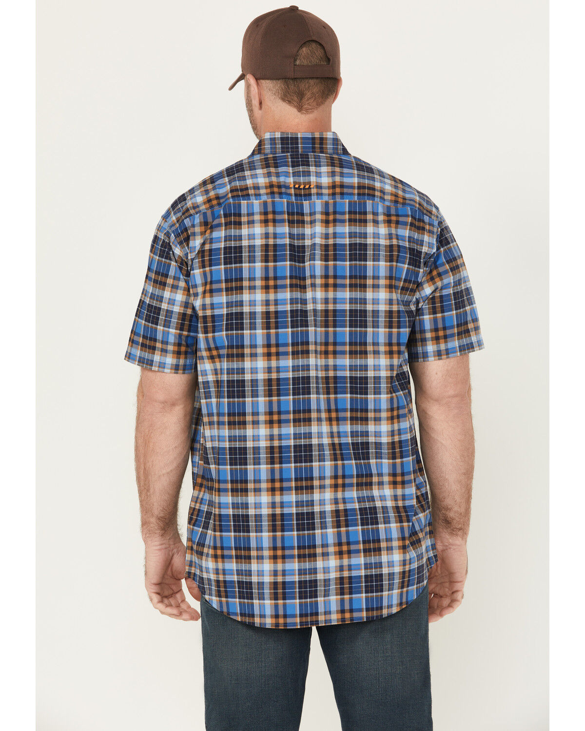 Ariat Men's Rebar Made Tough Short Sleeve Button-Down Stretch Work Shirt