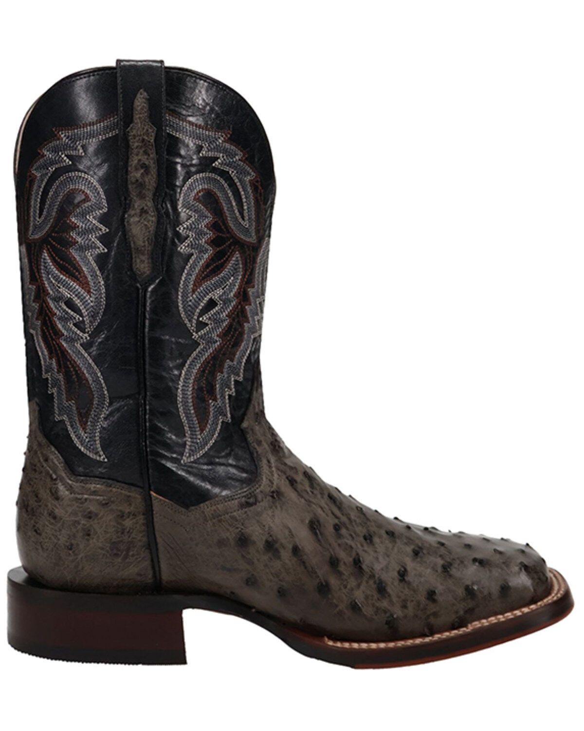 Dan Post Men's Exotic Ostrich Western Boots - Square Toe