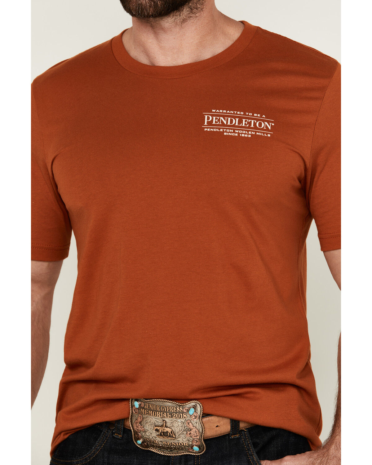 Pendleton Men's Boot Barn Exclusive Chief Joseph Logo Short Sleeve Graphic T-Shirt