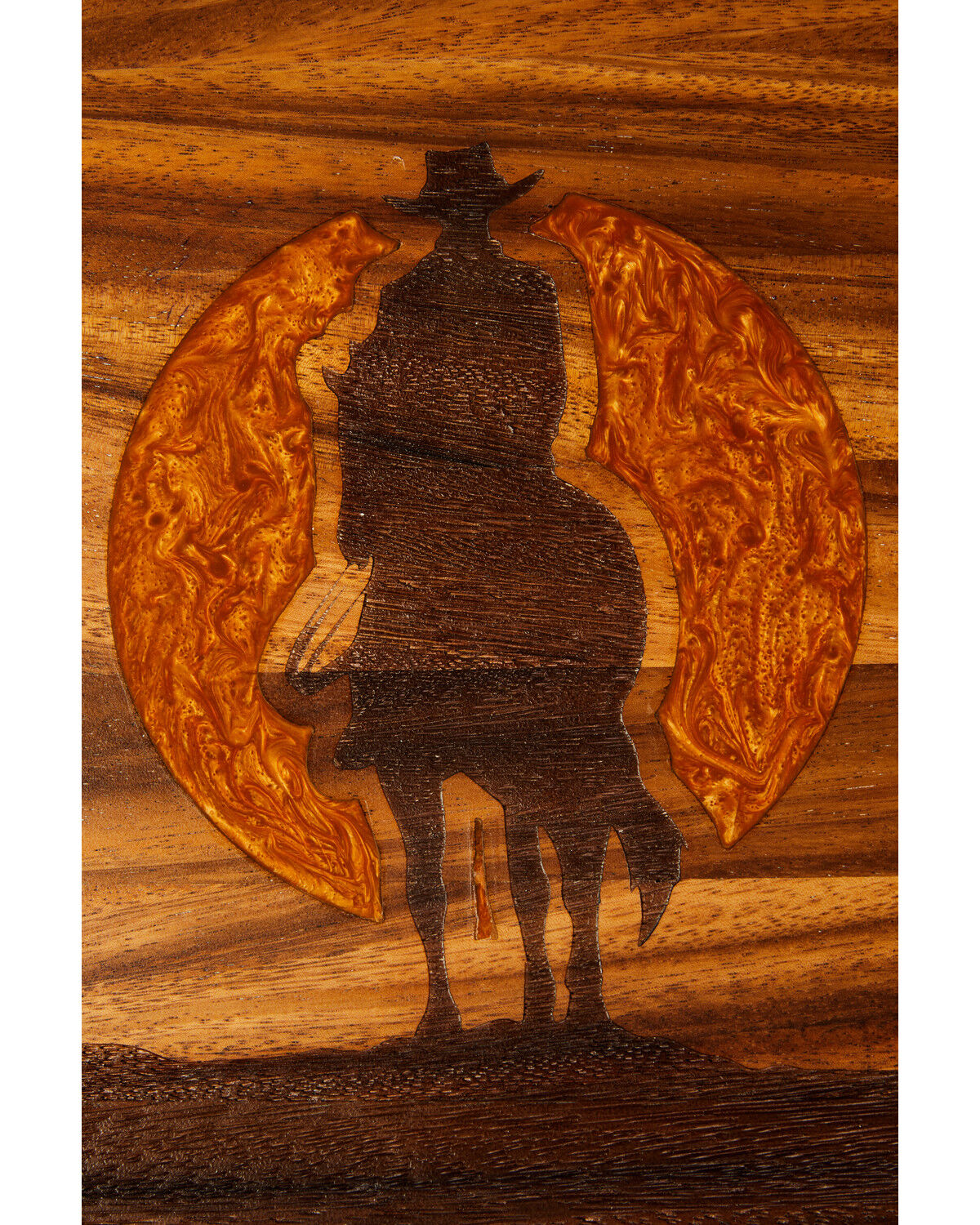 Mesa Well Sunset Cowboy Board
