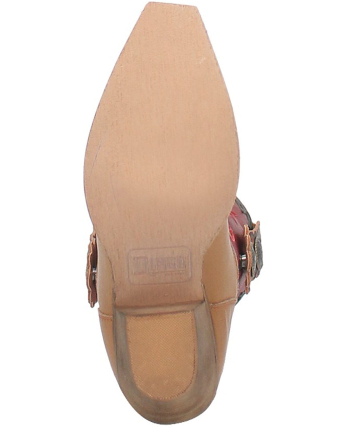 Dingo Women's Love Rocks Leather Underlay Western Boot - Snip Toe